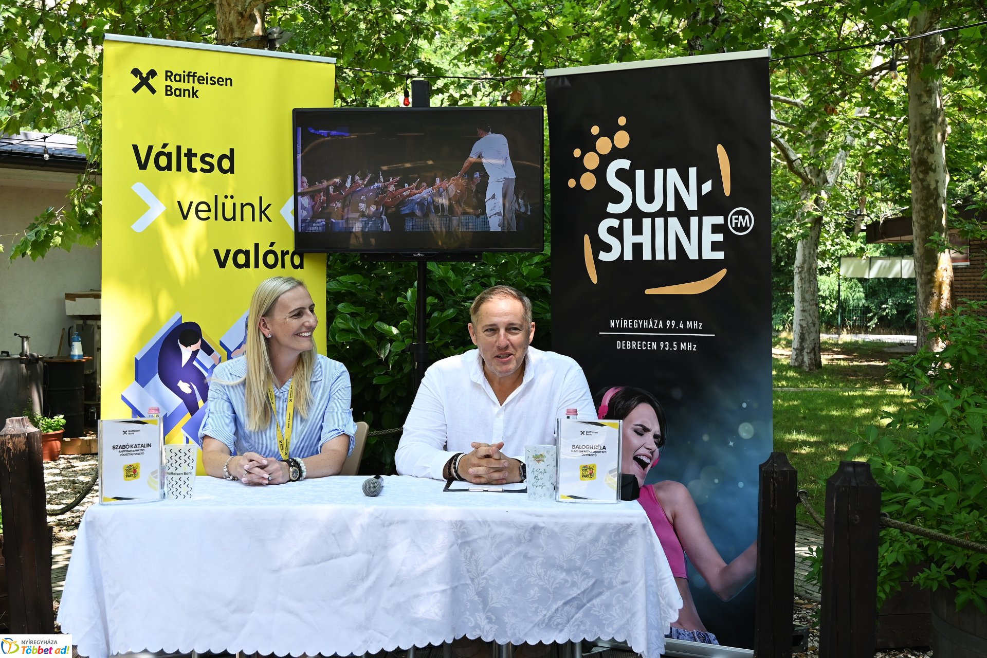 Pont Ott Party sajtótájékoztató a Sóstó Gardenben