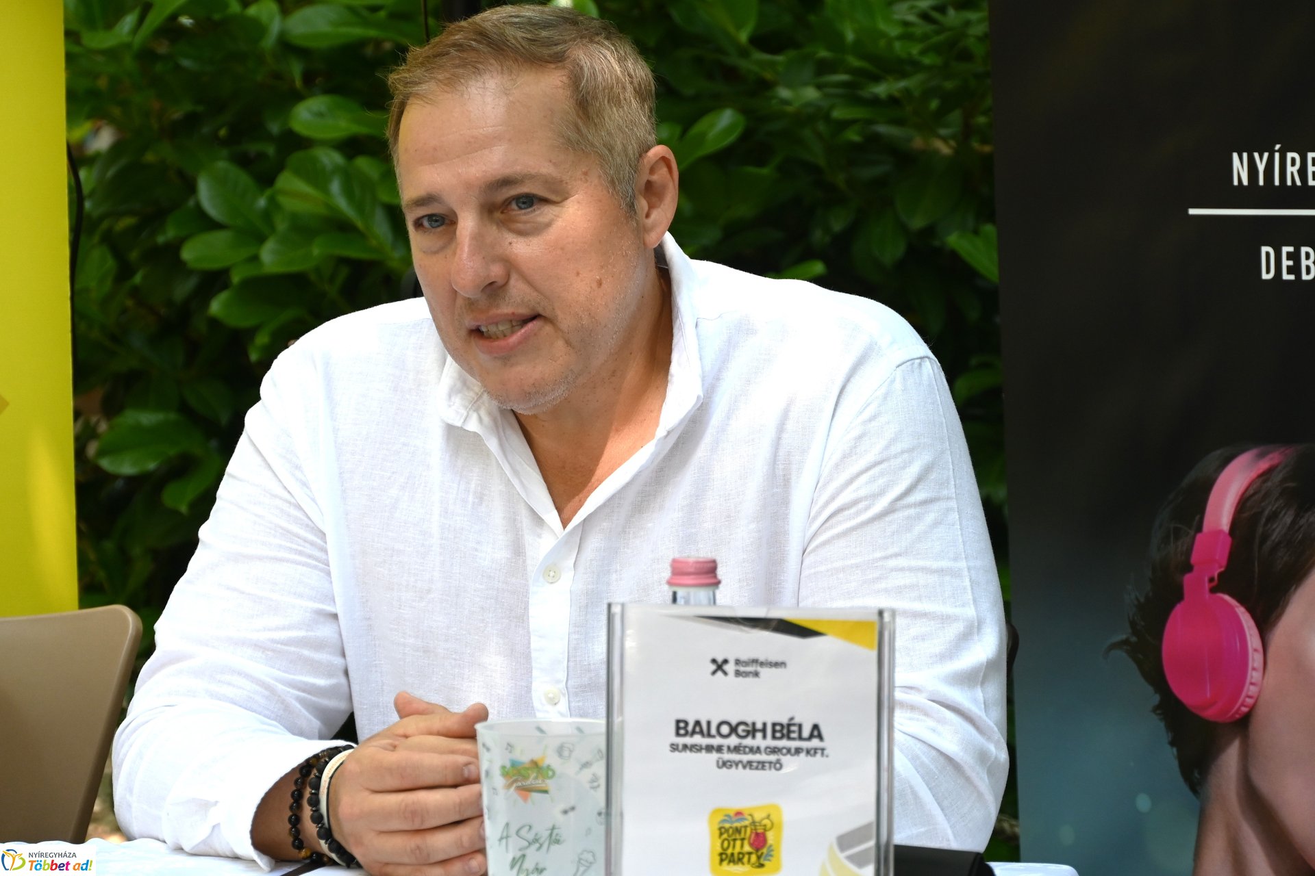 Pont Ott Party sajtótájékoztató a Sóstó Gardenben