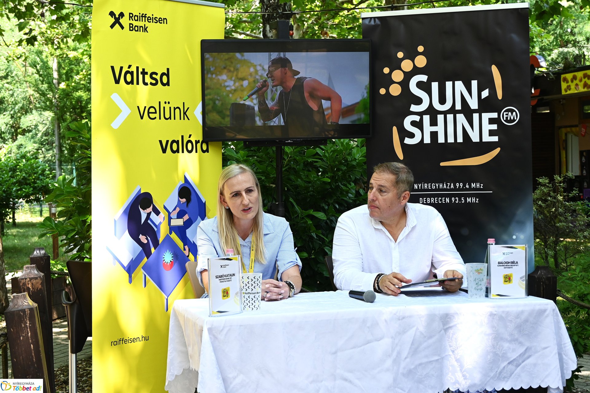Pont Ott Party sajtótájékoztató a Sóstó Gardenben