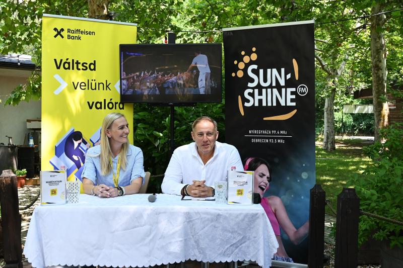 Pont Ott Party sajtótájékoztató a Sóstó Gardenben