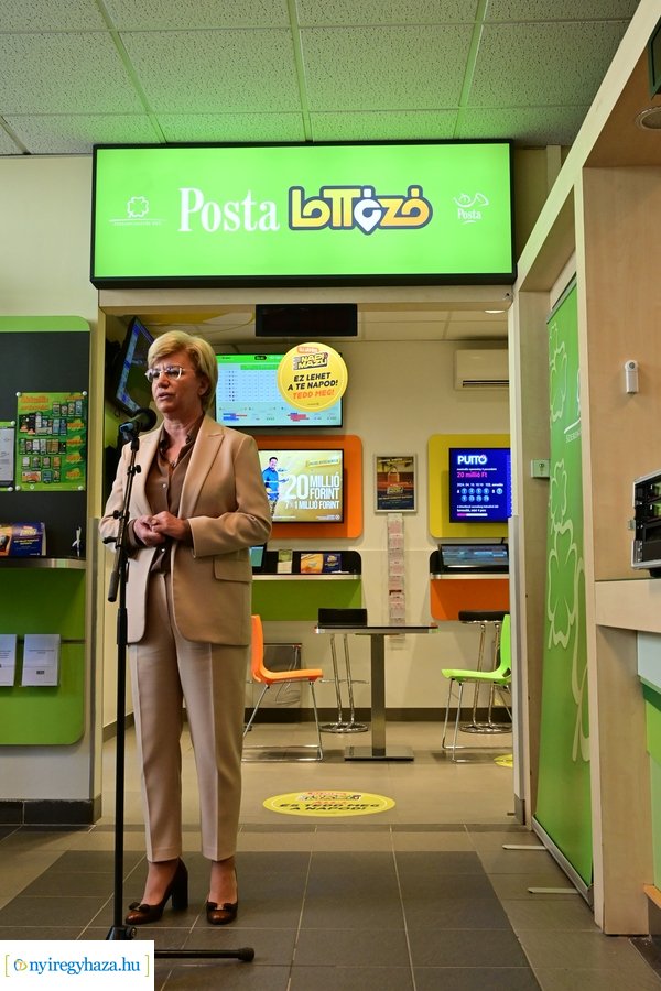 Posta Lottózó átadó 2024 Nyíregyháza