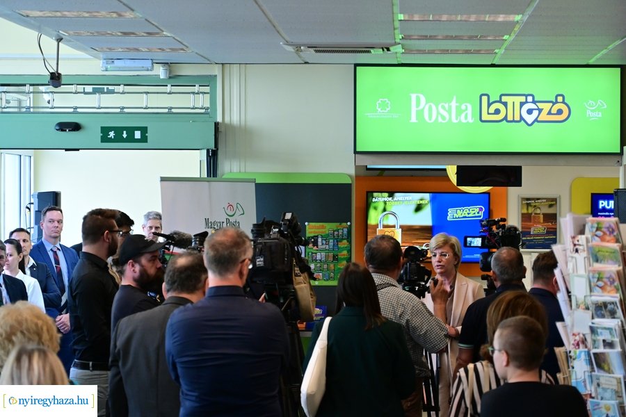 Posta Lottózó átadó 2024 Nyíregyháza