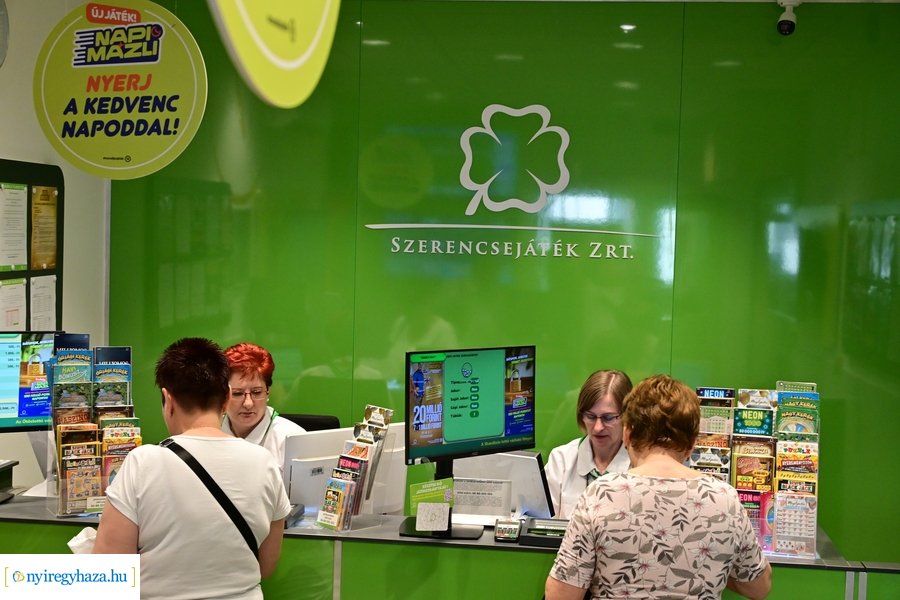 Posta Lottózó átadó 2024 Nyíregyháza