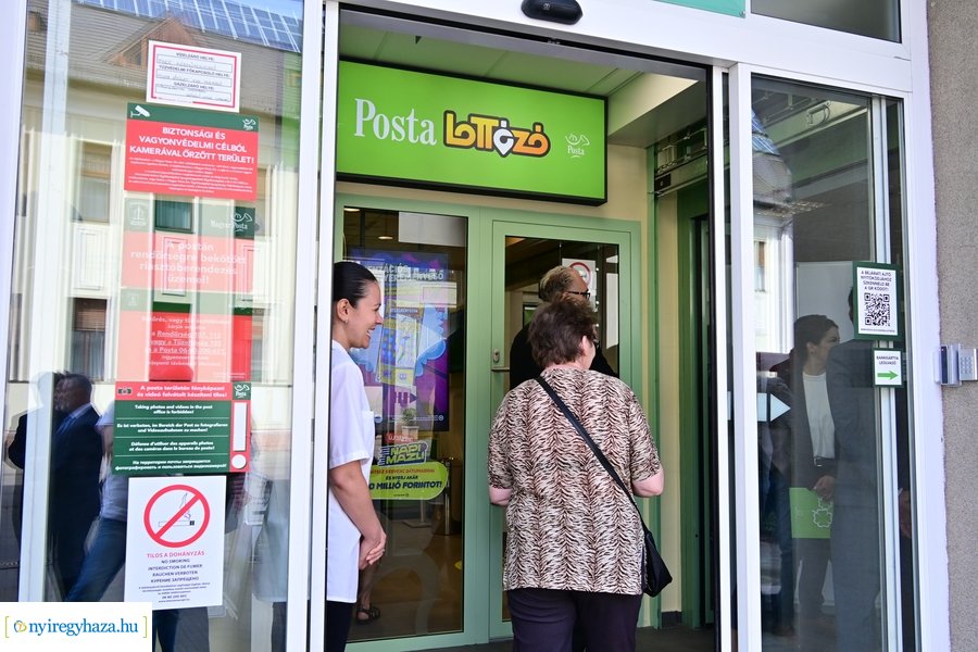 Posta Lottózó átadó 2024 Nyíregyháza