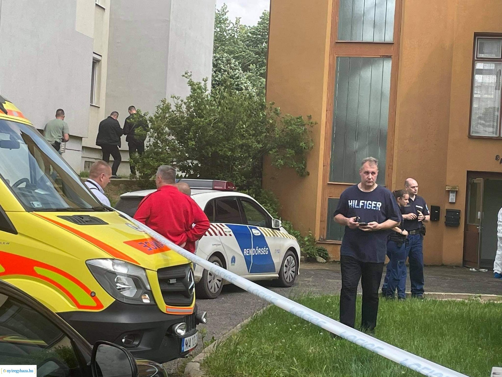 Rablás Nyíregyházán (Forrás: olvasói fotók)