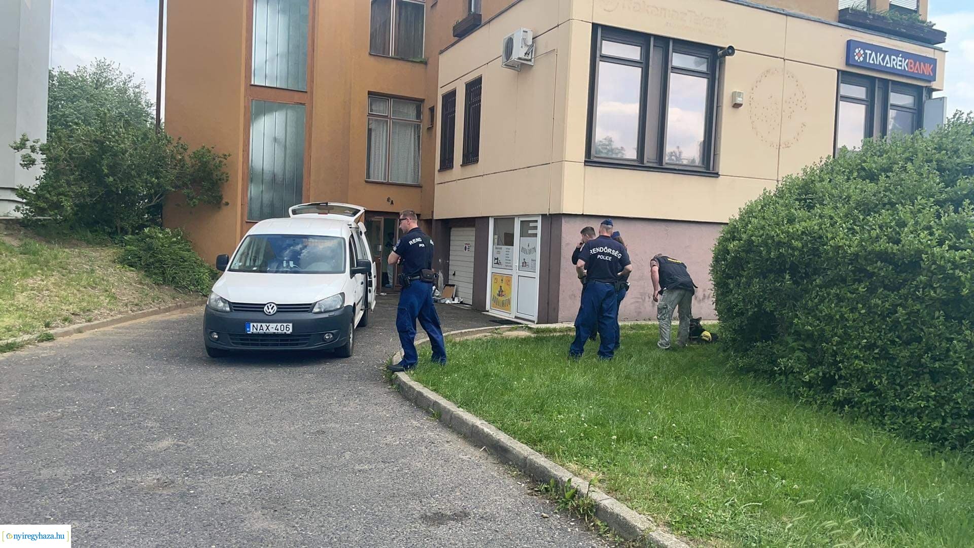 Rablás Nyíregyházán (Forrás: olvasói fotók)