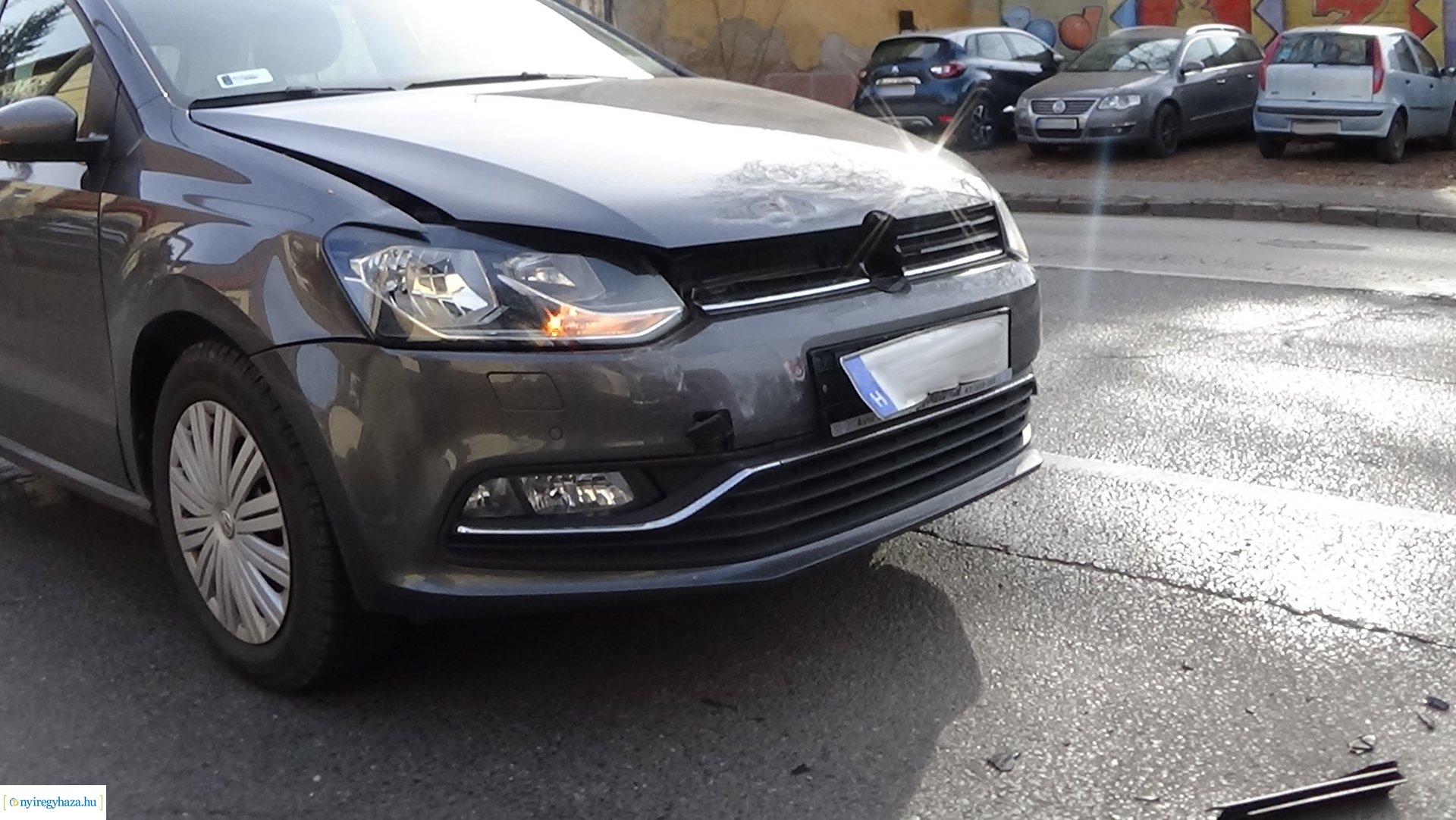 Ráfutásos baleset a Debreceni úton