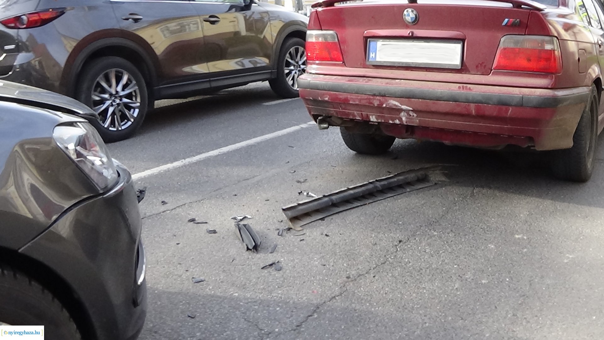 Ráfutásos baleset a Debreceni úton