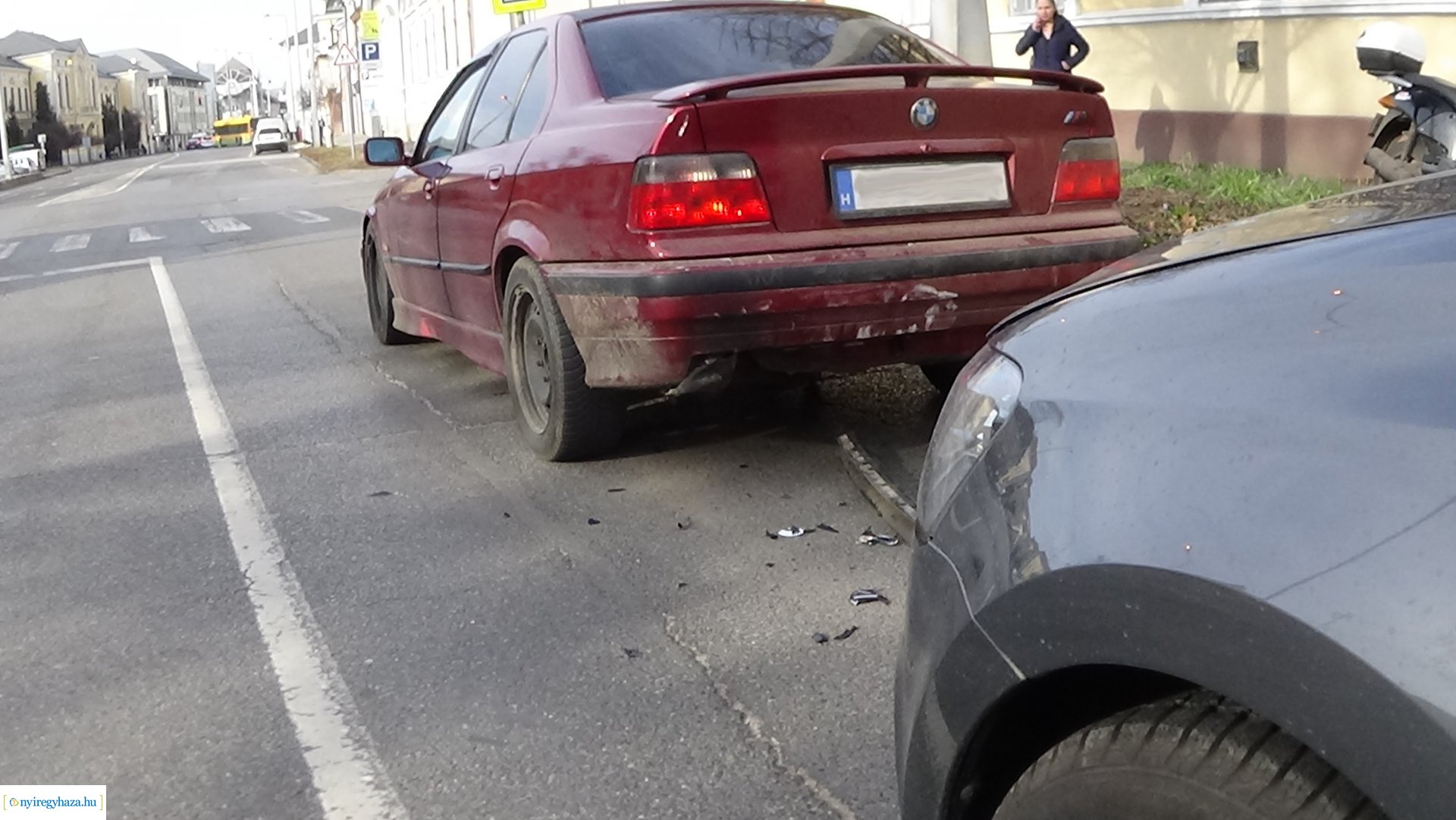 Ráfutásos baleset a Debreceni úton