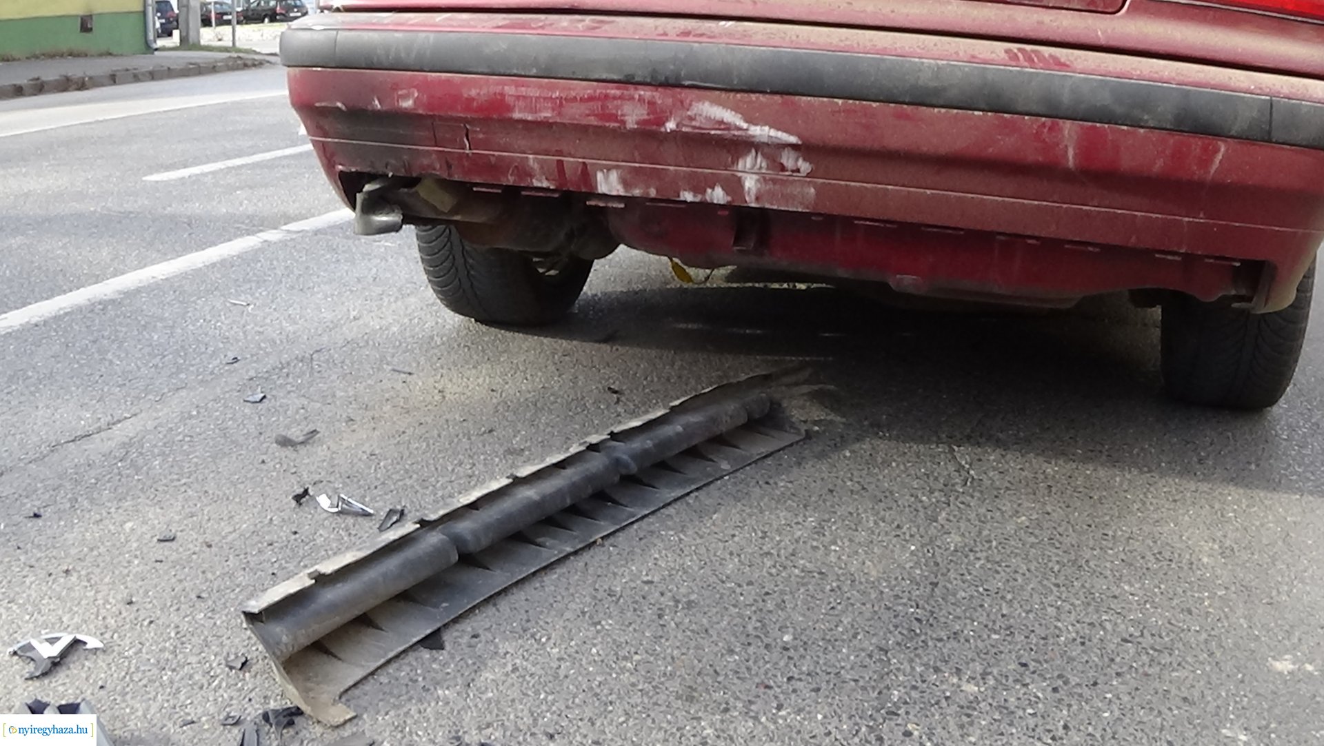 Ráfutásos baleset a Debreceni úton