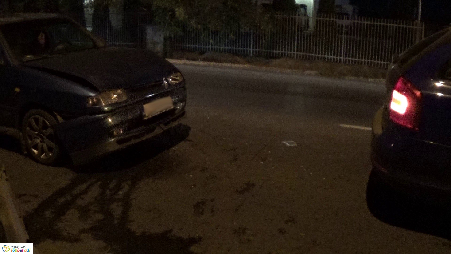 Ráfutásos baleset a Tiszavasvári úton