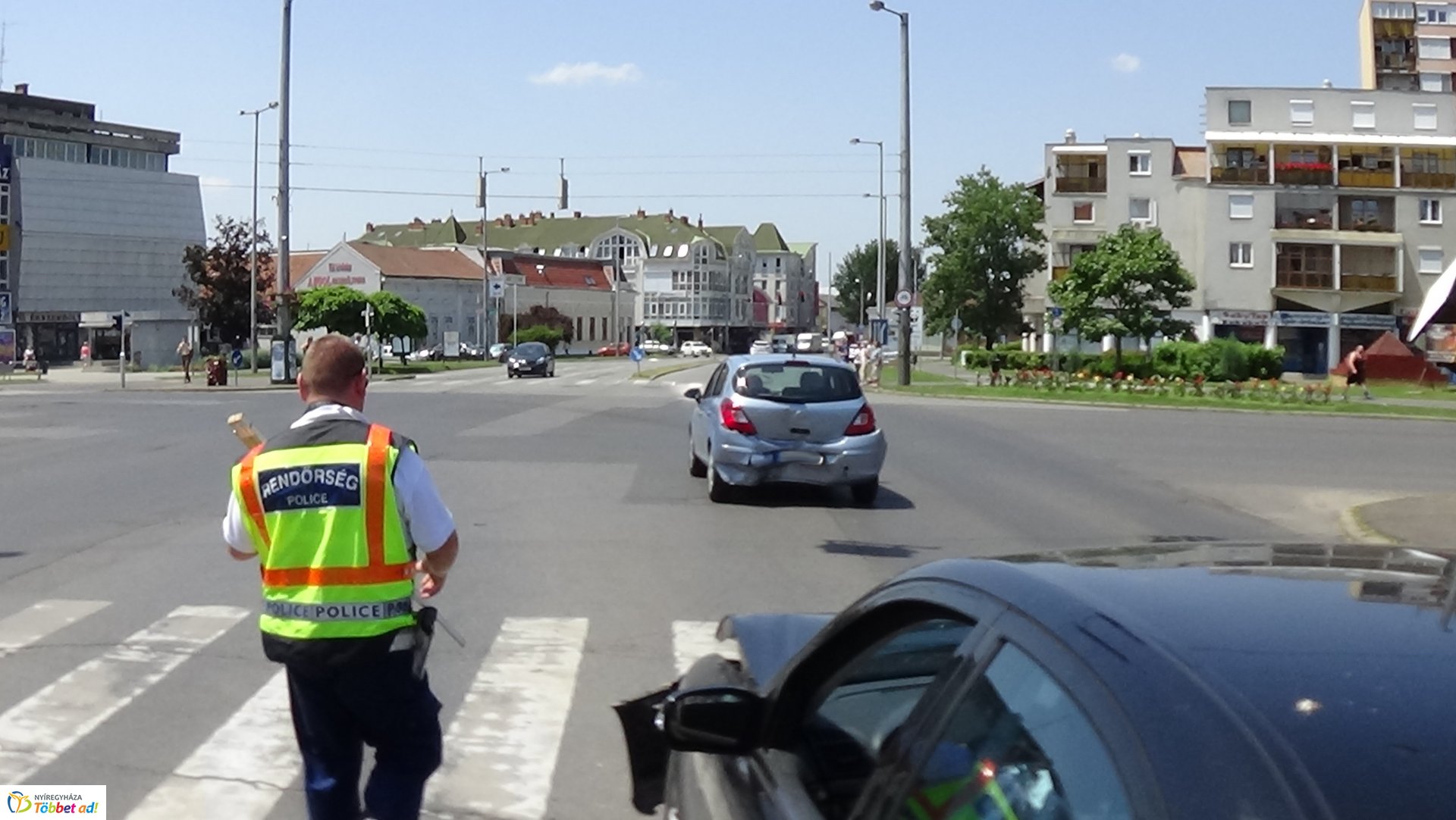 Ráfutásos baleset a Vay Ádám körúton