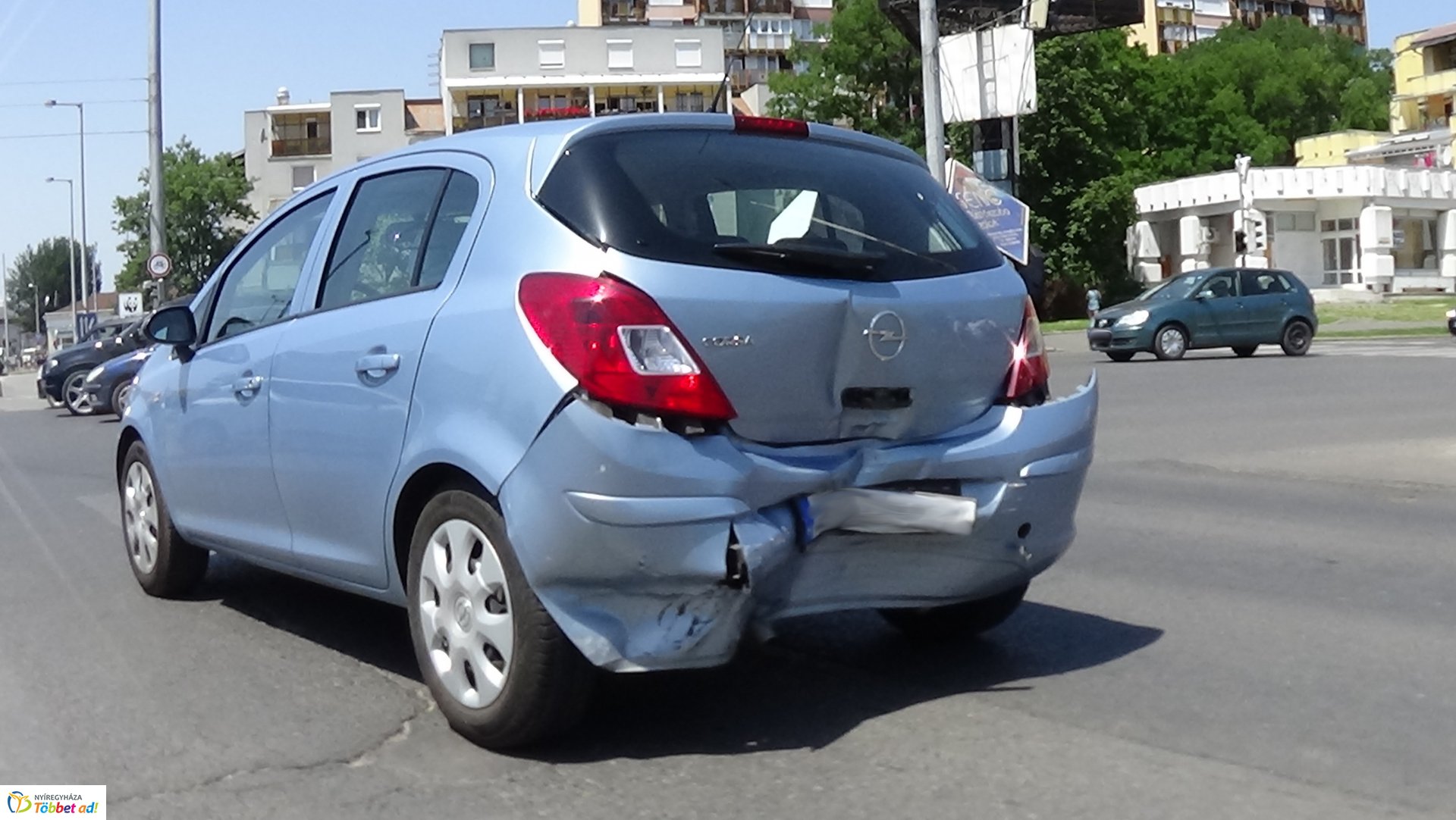 Ráfutásos baleset a Vay Ádám körúton