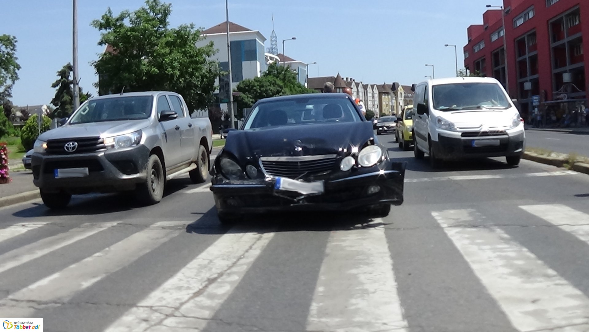 Ráfutásos baleset a Vay Ádám körúton