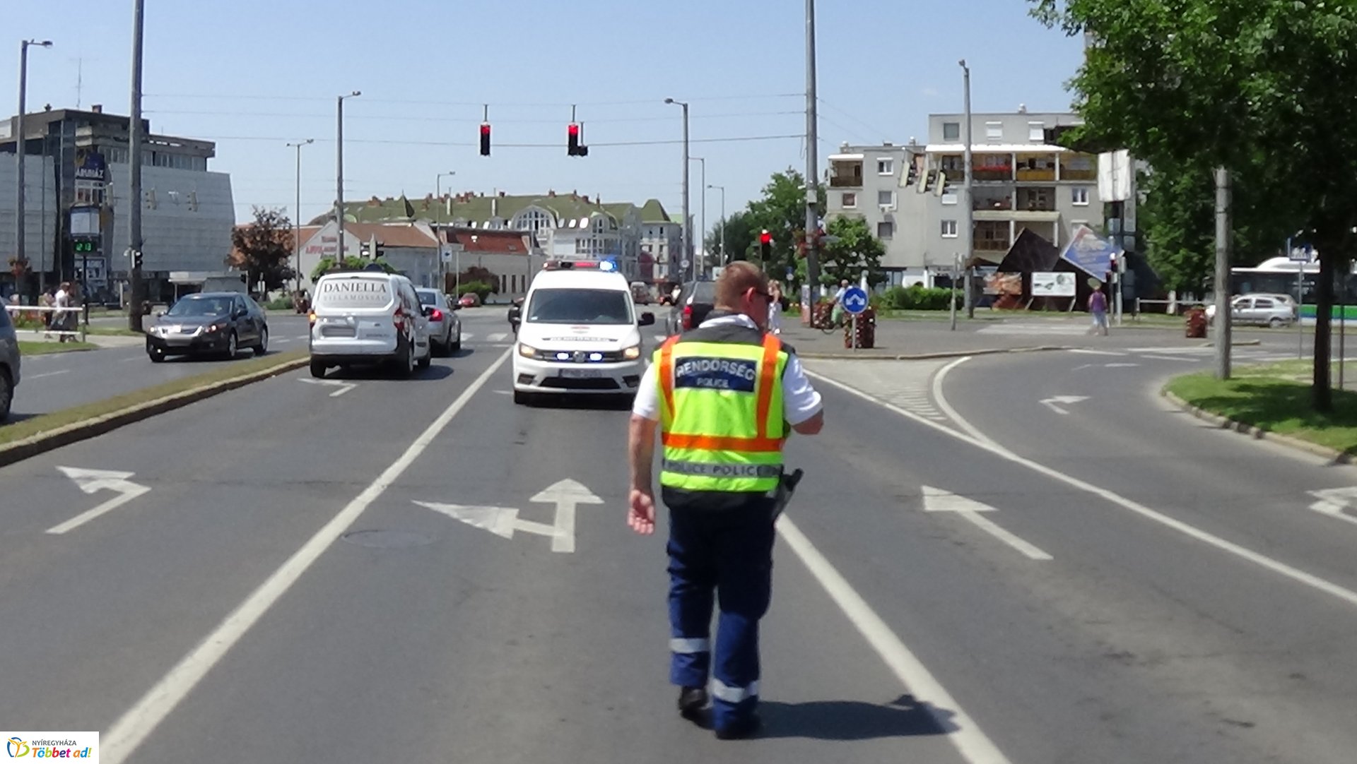 Ráfutásos baleset a Vay Ádám körúton