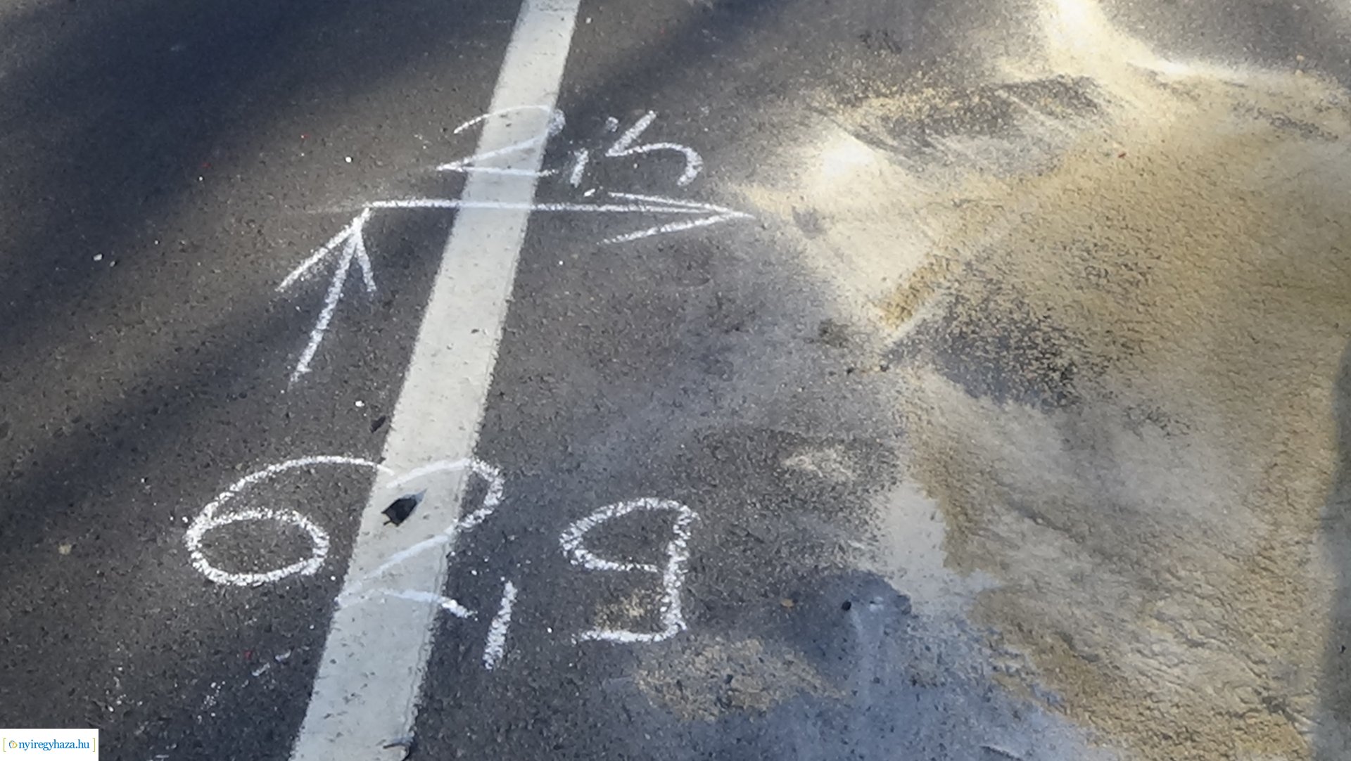 Ráfutásos baleset Nyíregyháza és Nagykálló között