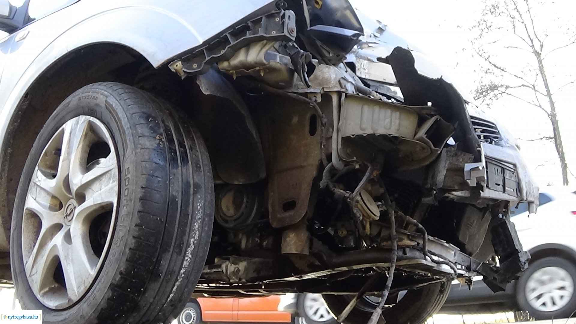 Ráfutásos baleset Nyíregyháza és Nagykálló között