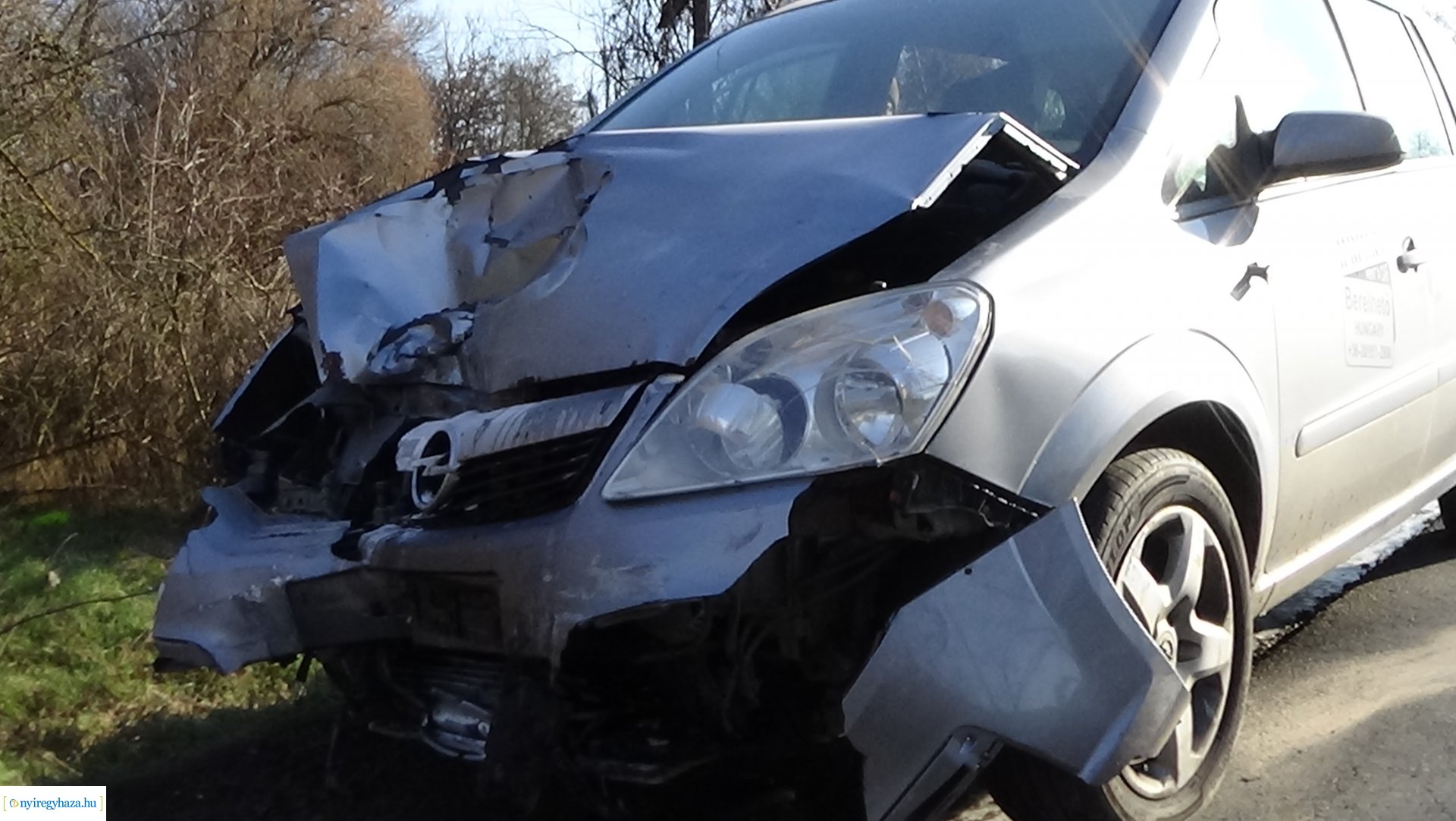 Ráfutásos baleset Nyíregyháza és Nagykálló között