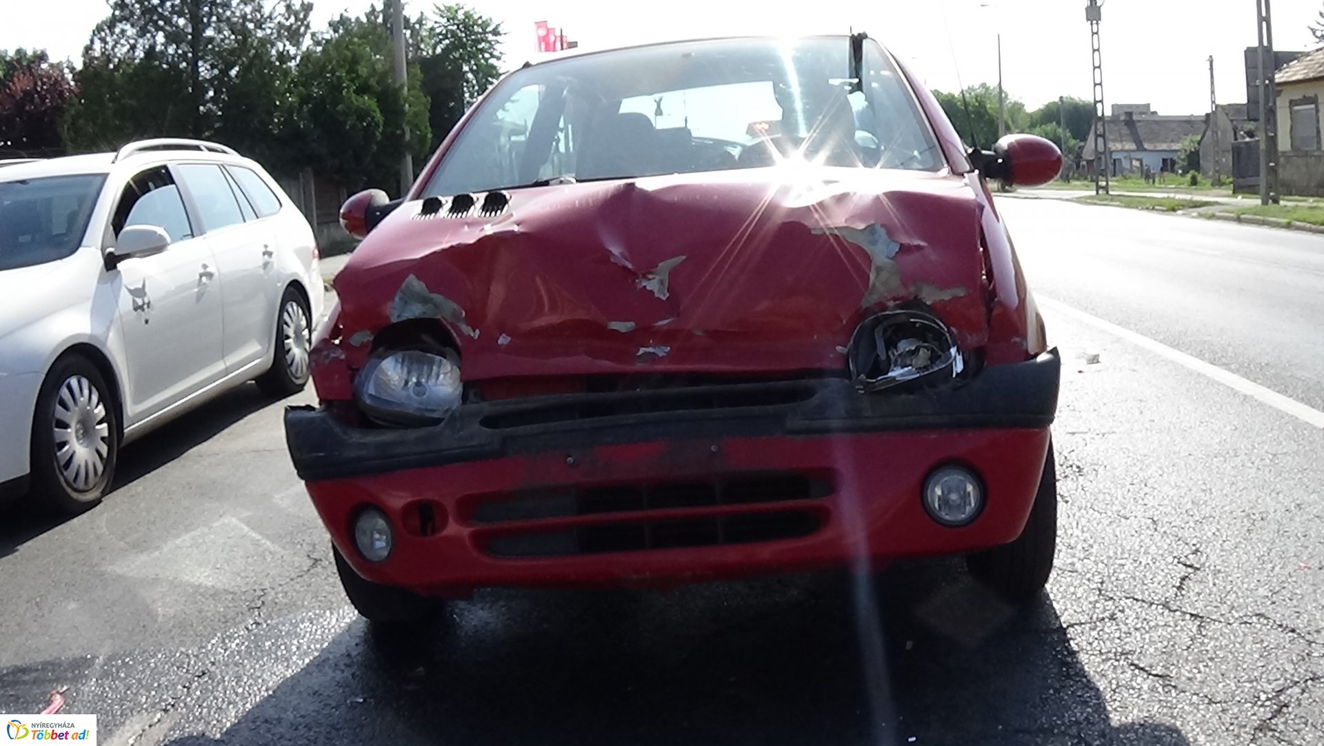 Ráfutásos baleset történt az Orosi úton