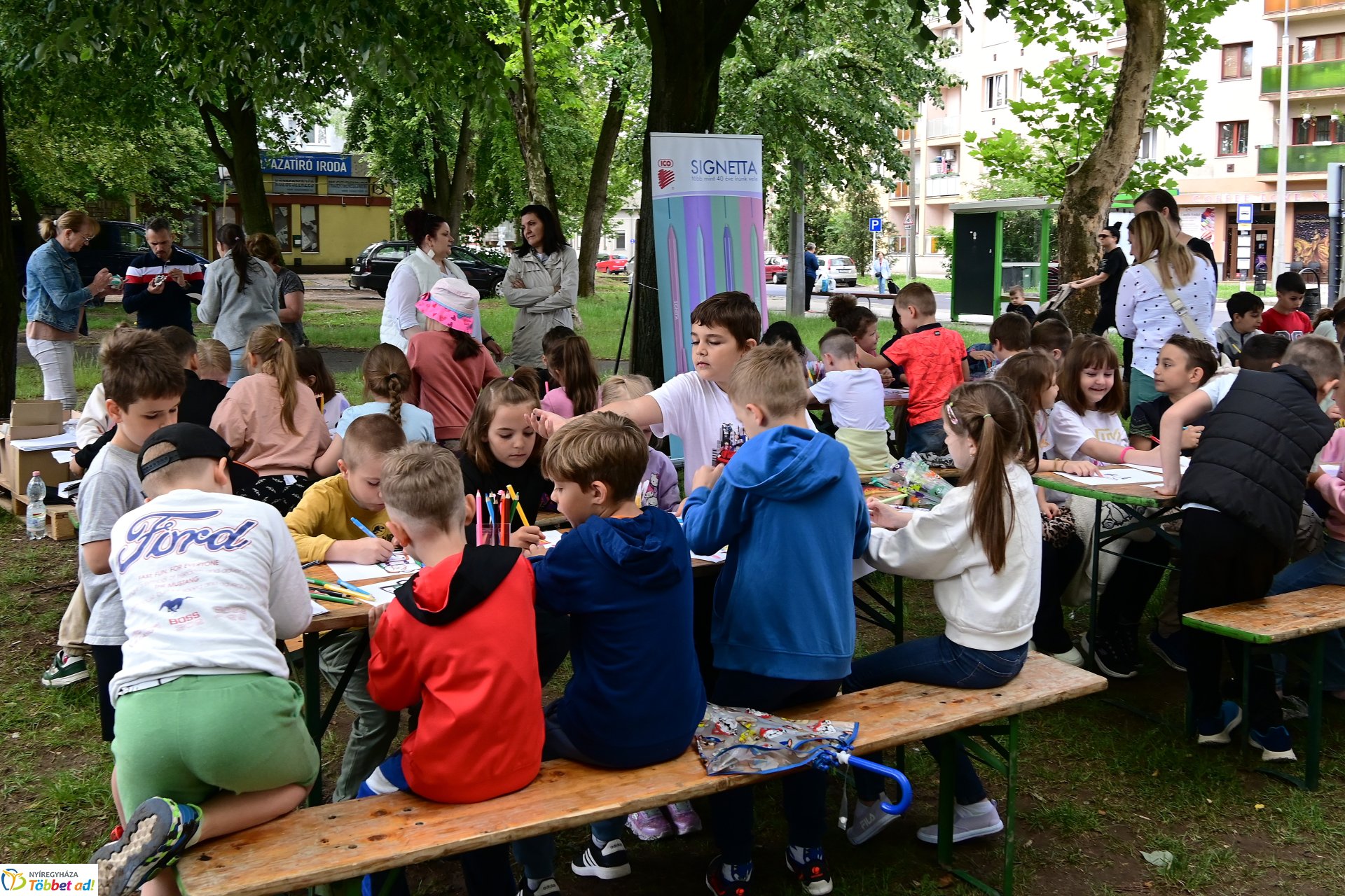 Rajzverseny a Víztoronynál
