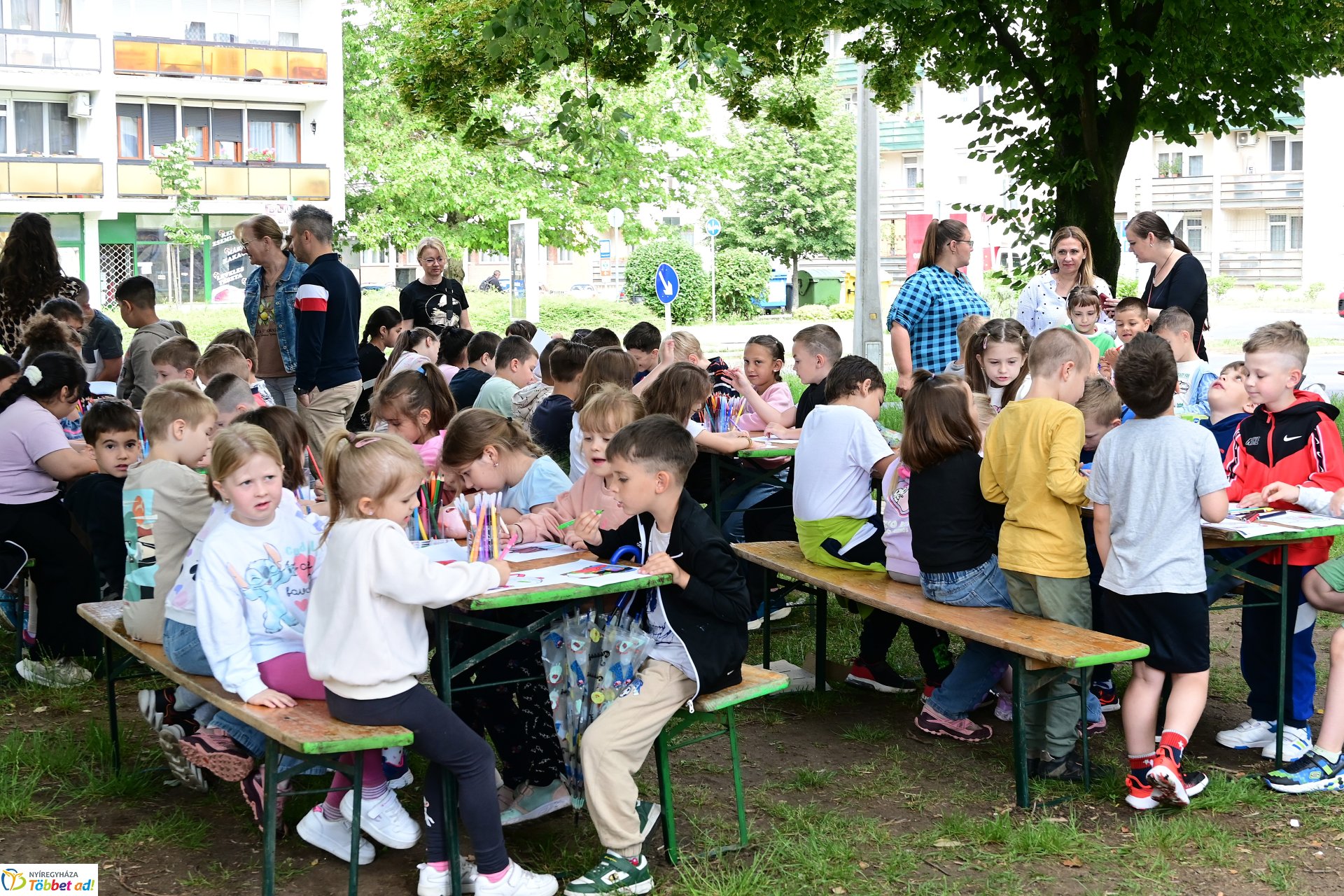 Rajzverseny a Víztoronynál