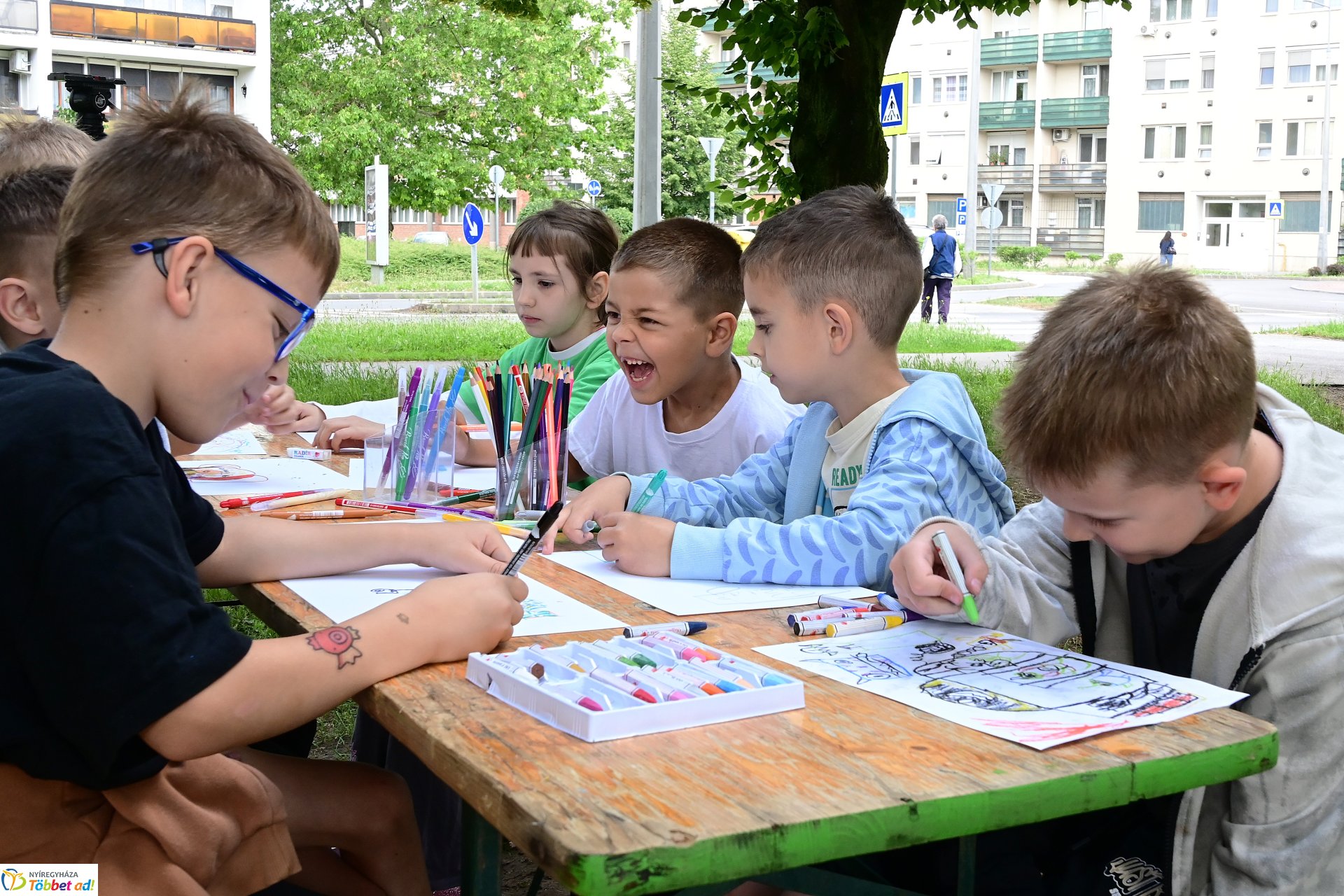 Rajzverseny a Víztoronynál