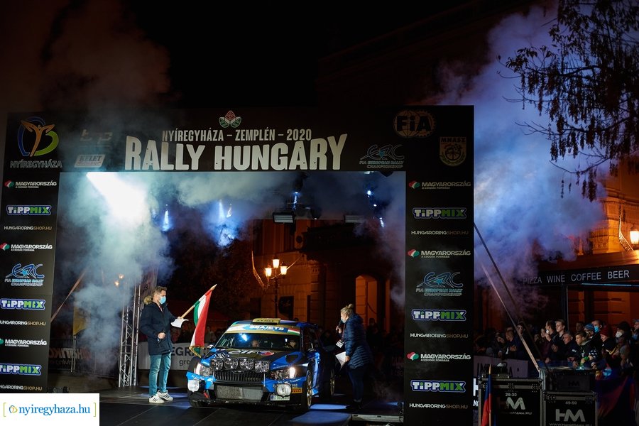 Rally Hungary 2020 Nyíregyháza  - rajtceremónia