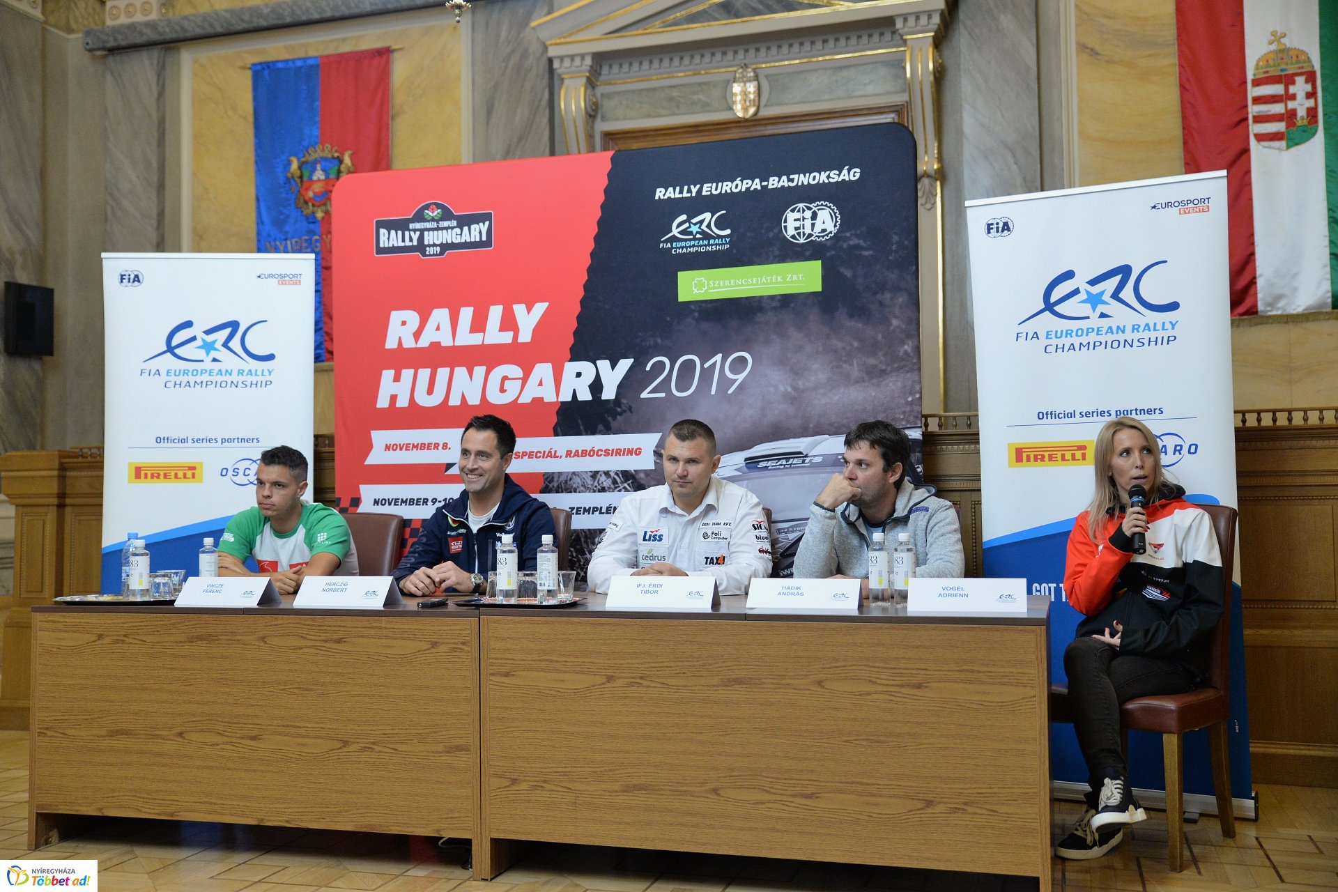 Rally sajtótájékoztató a Városházán