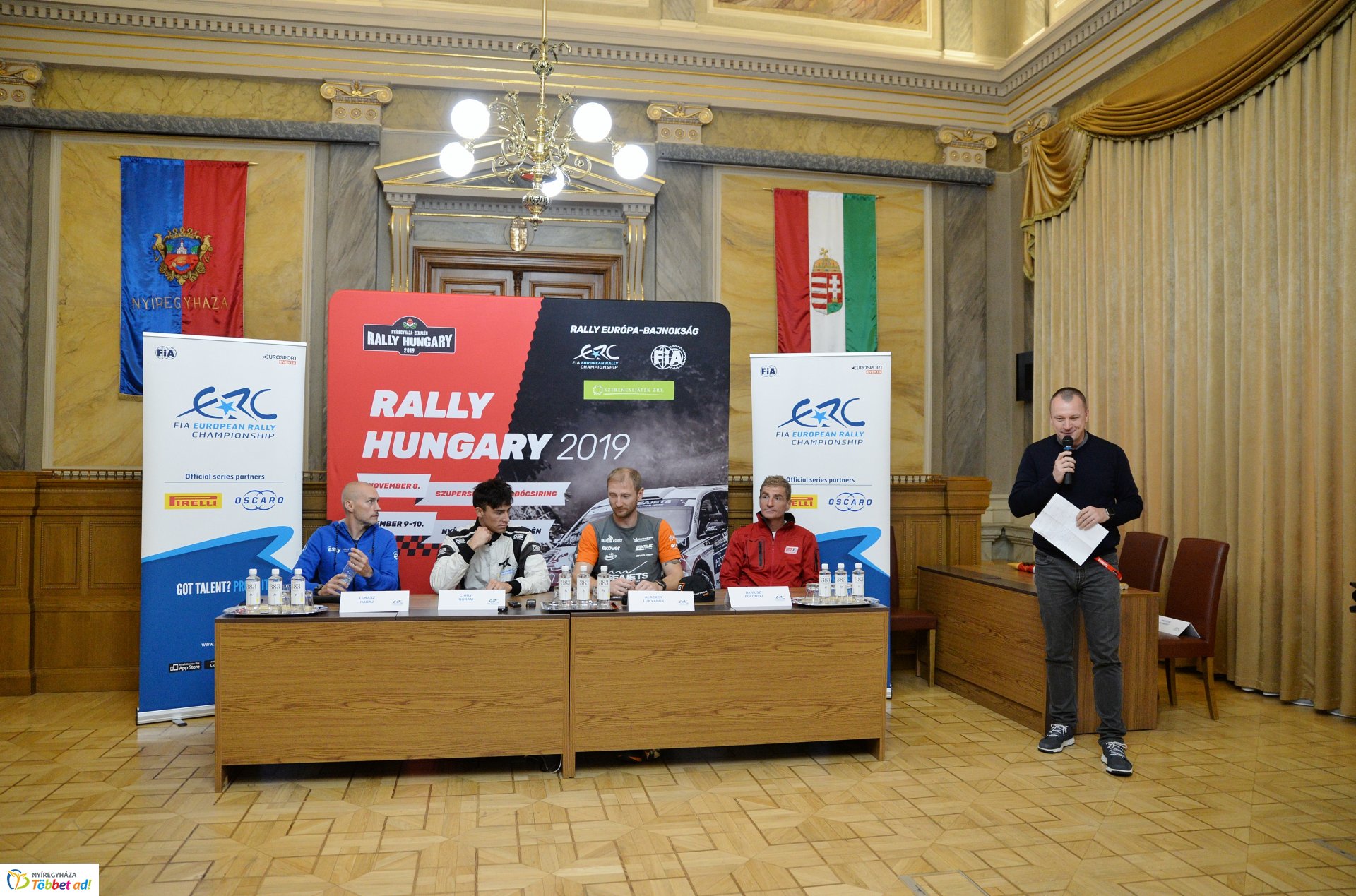 Rally sajtótájékoztató a Városházán