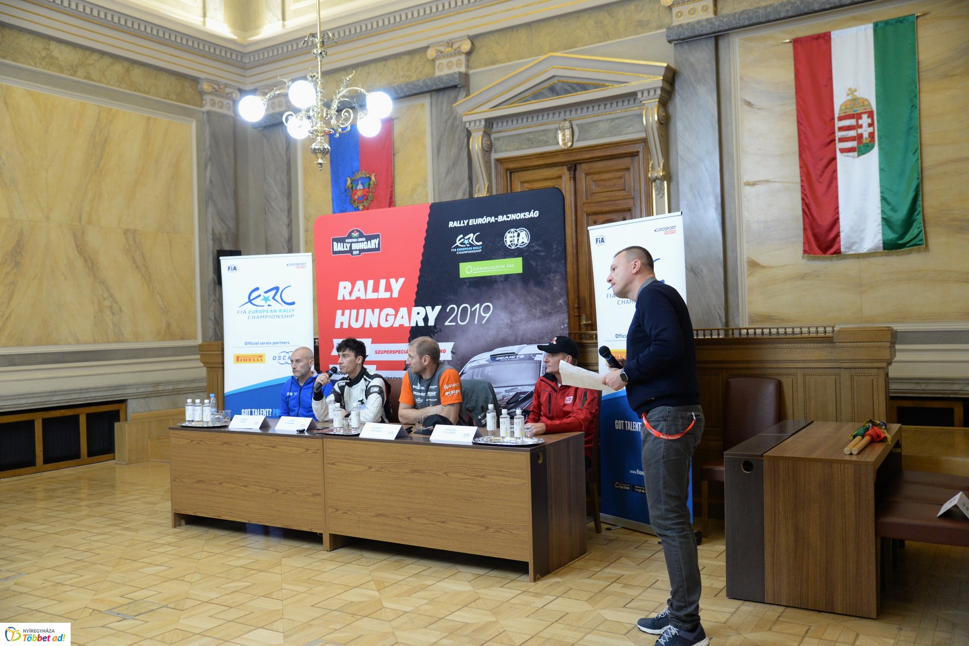 Rally sajtótájékoztató a Városházán