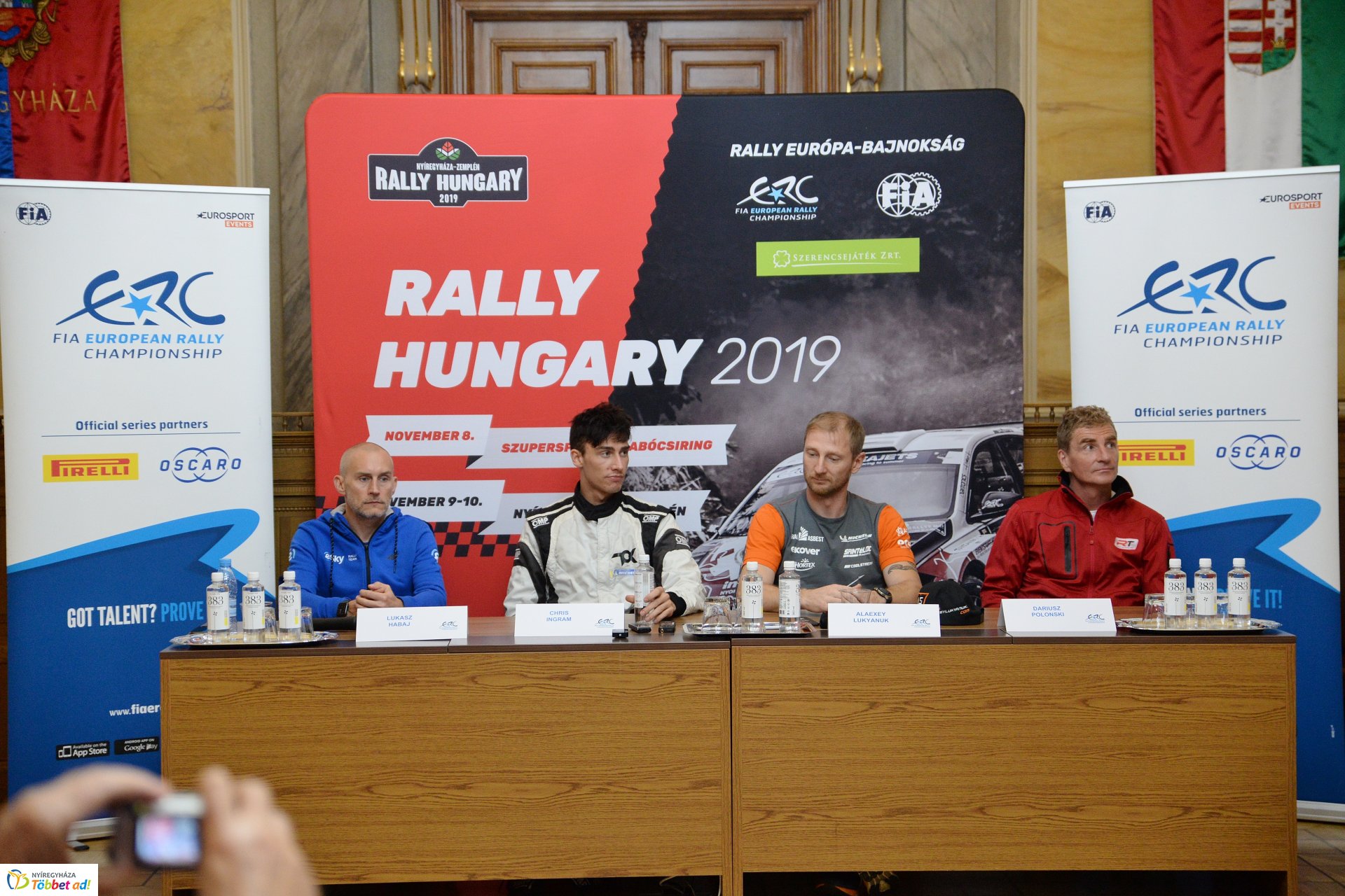 Rally sajtótájékoztató a Városházán