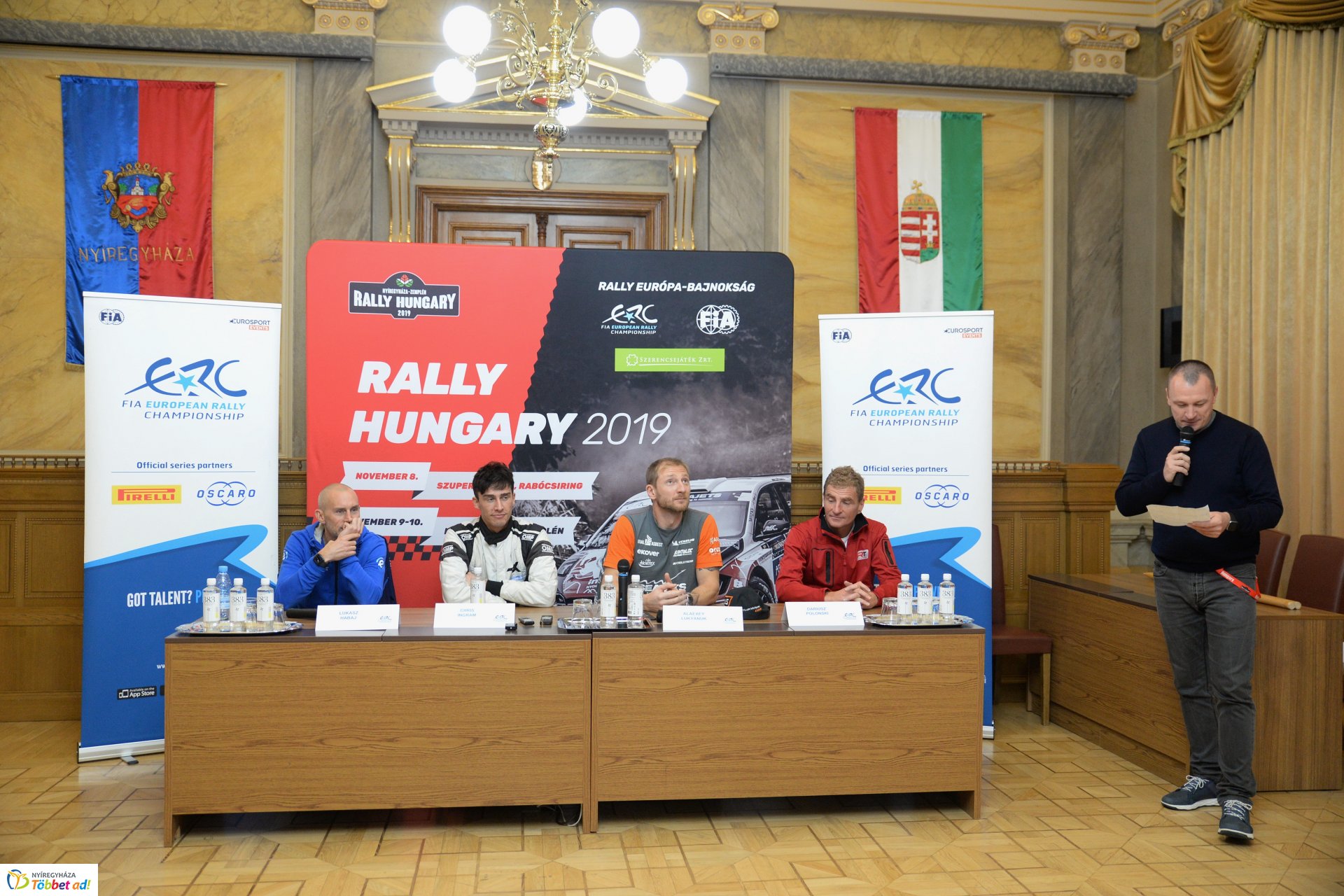 Rally sajtótájékoztató a Városházán