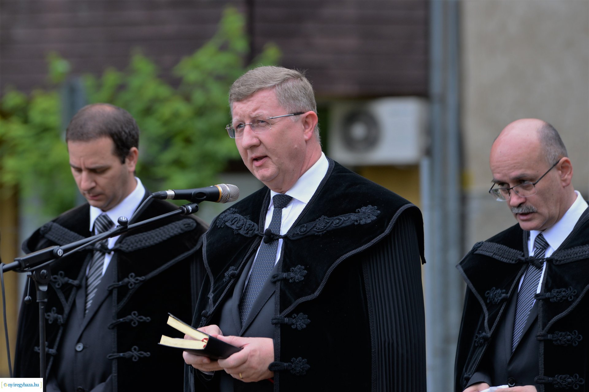 Református óvoda alapkőletétel a Deák Ferenc utcán