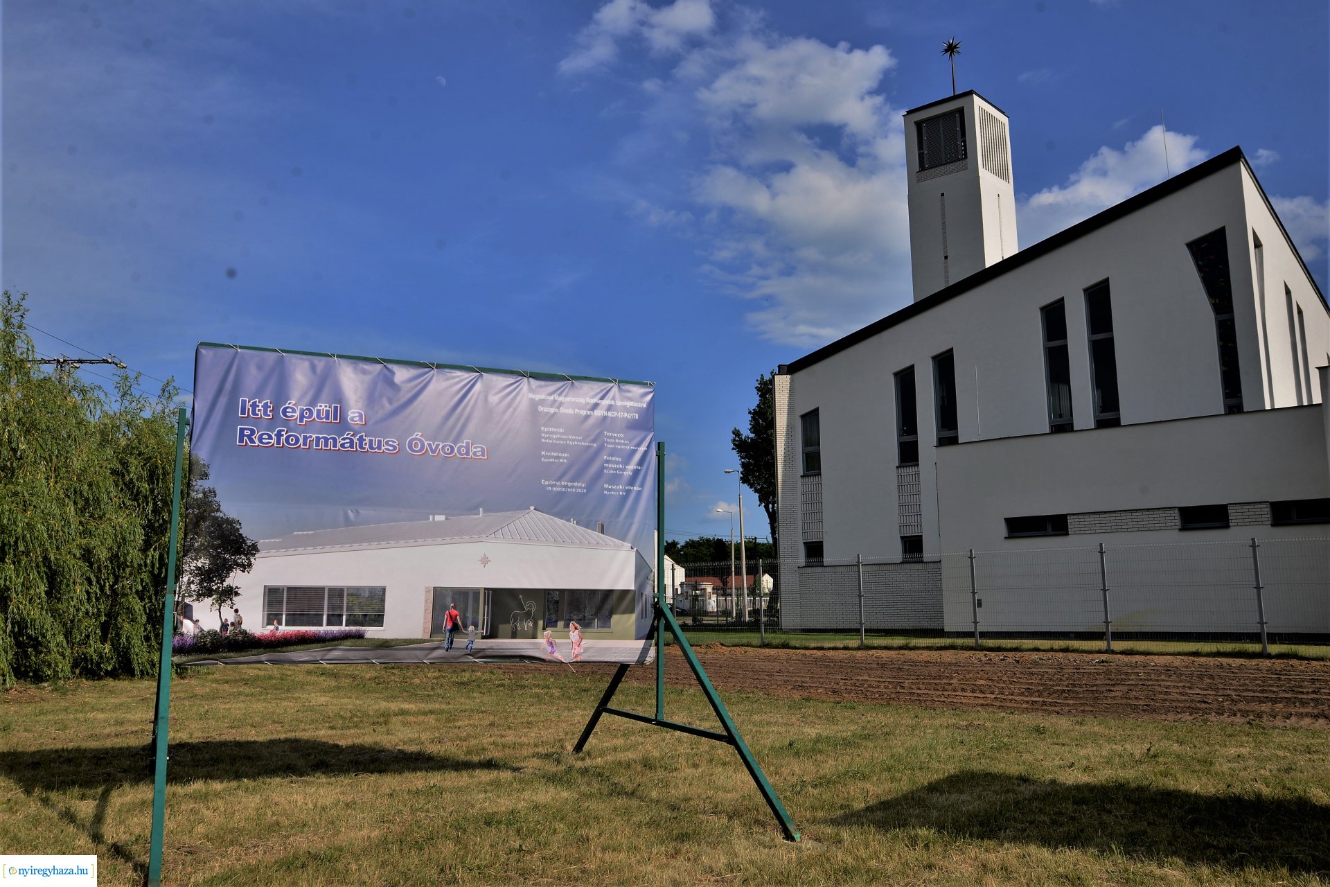 Református óvoda alapkőletétel Örökösföldön