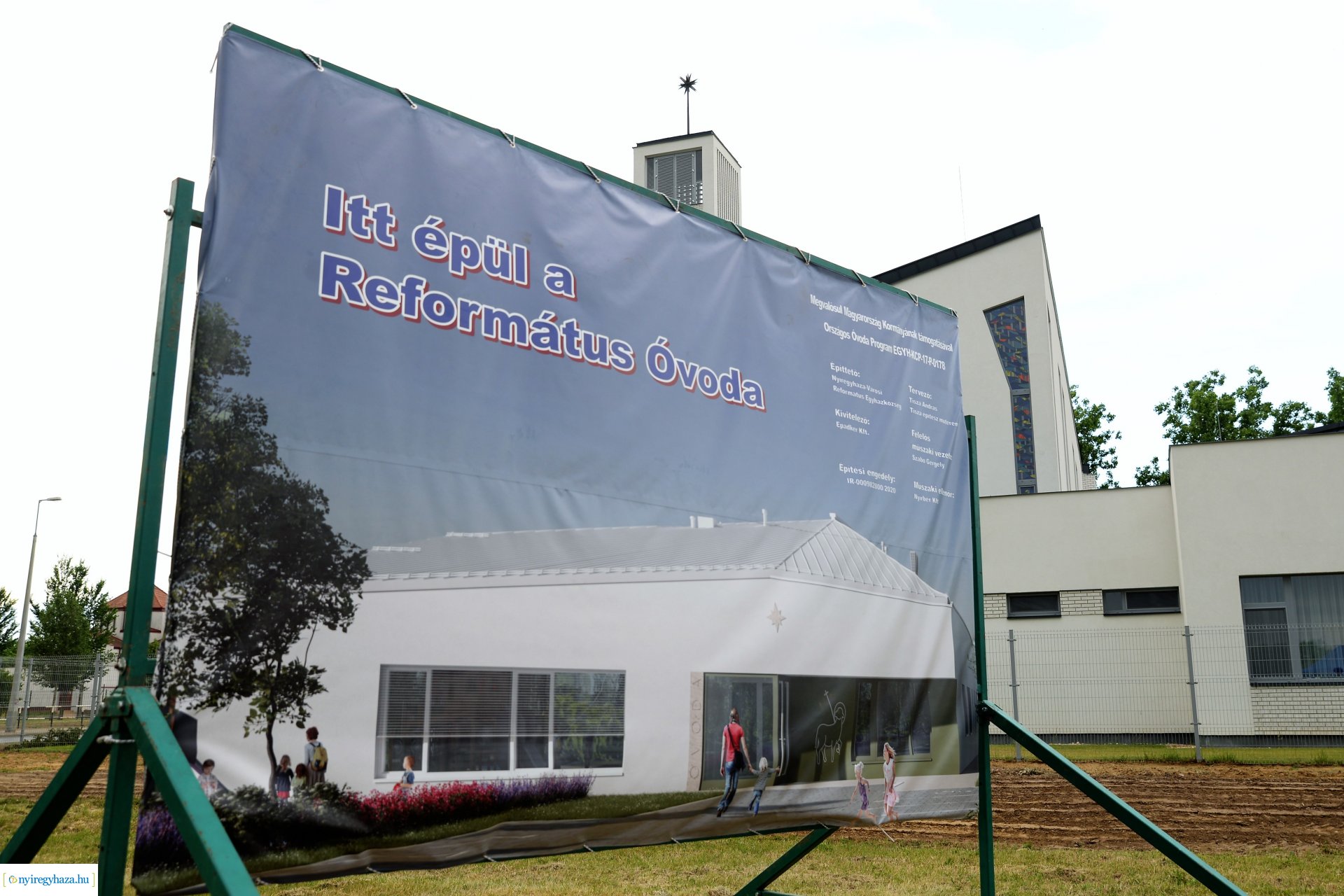 Református óvoda alapkőletétel Örökösföldön
