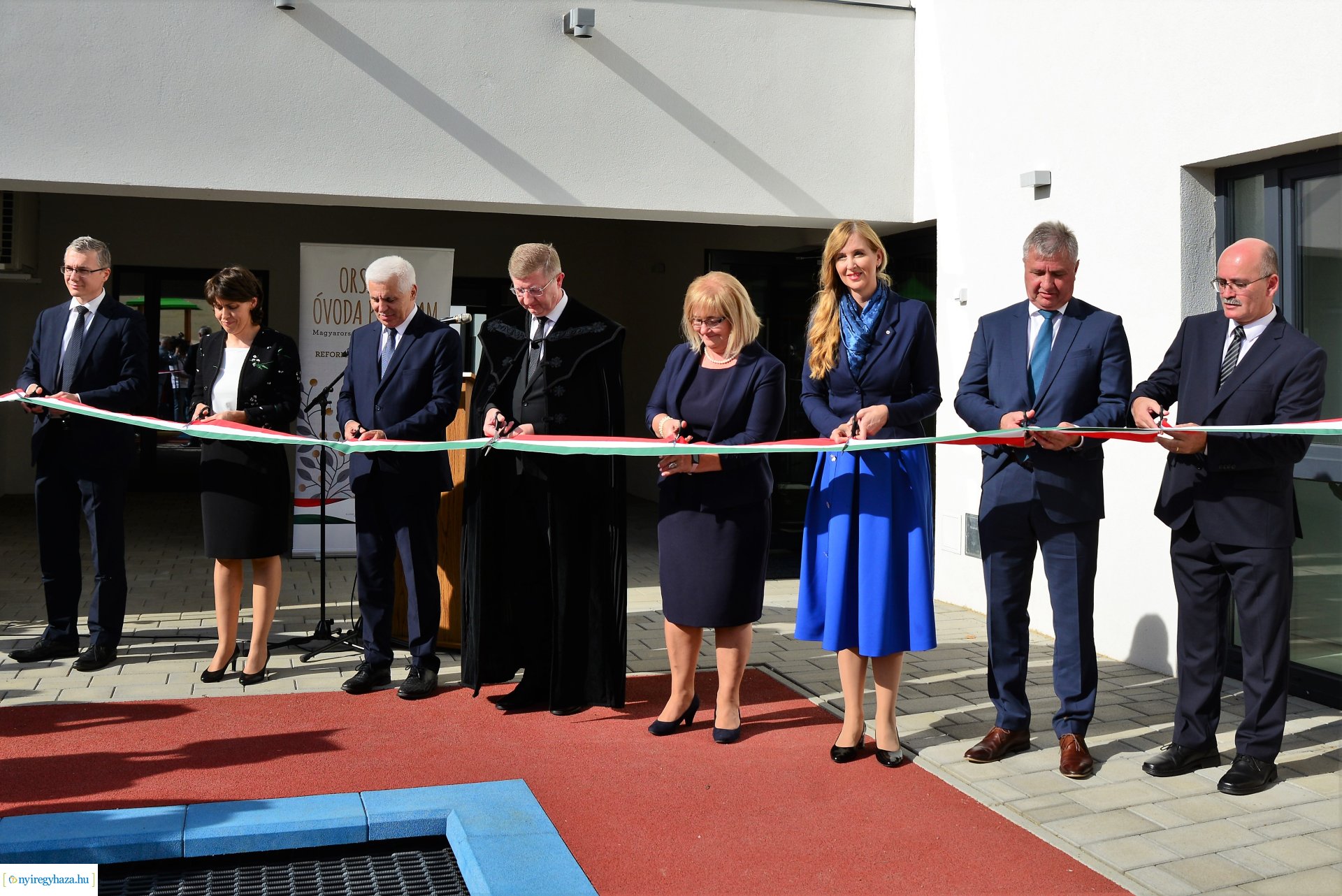 Református óvoda átadó ünnepsége a Kiss Ernő utcán