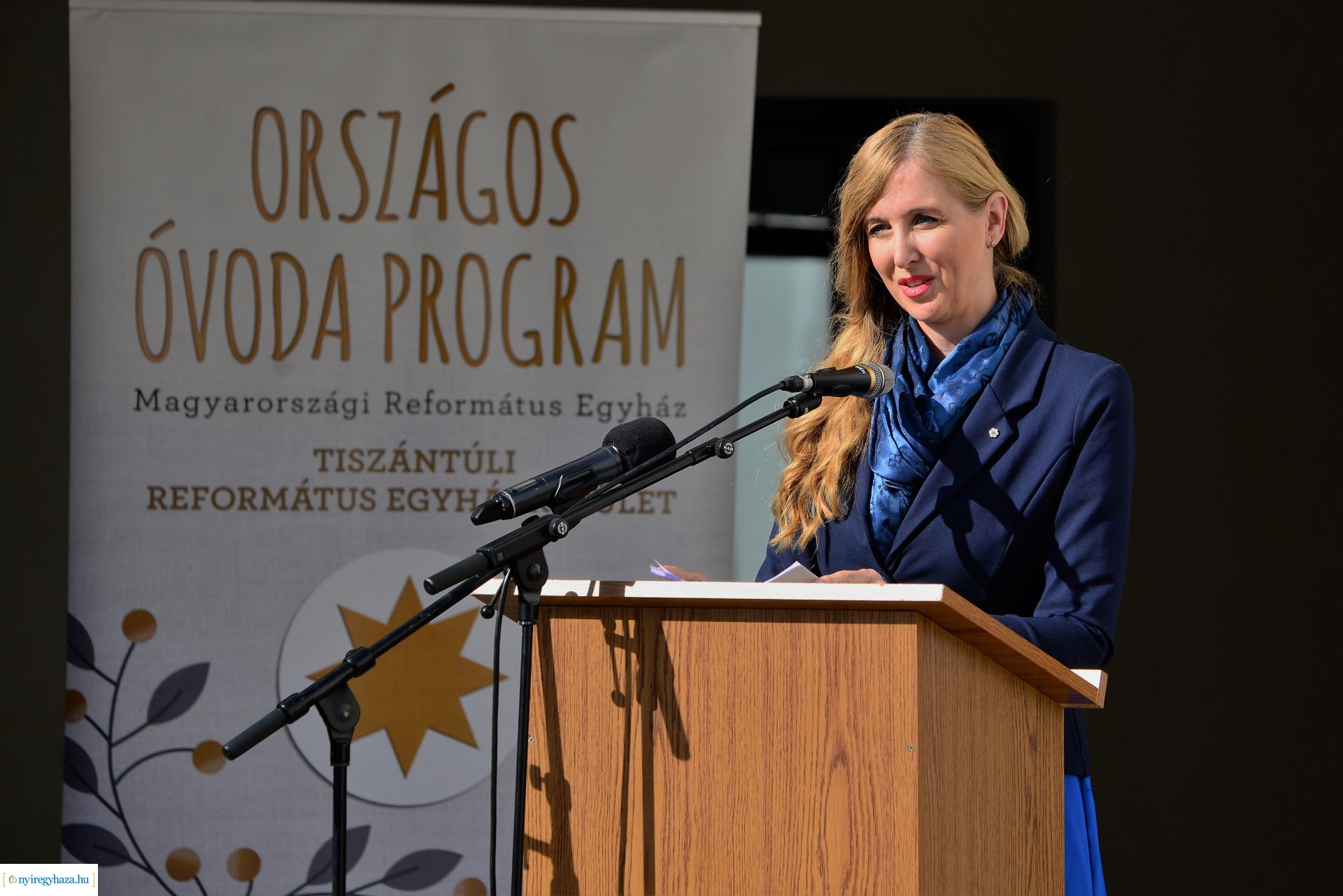 Református óvoda átadó ünnepsége a Kiss Ernő utcán