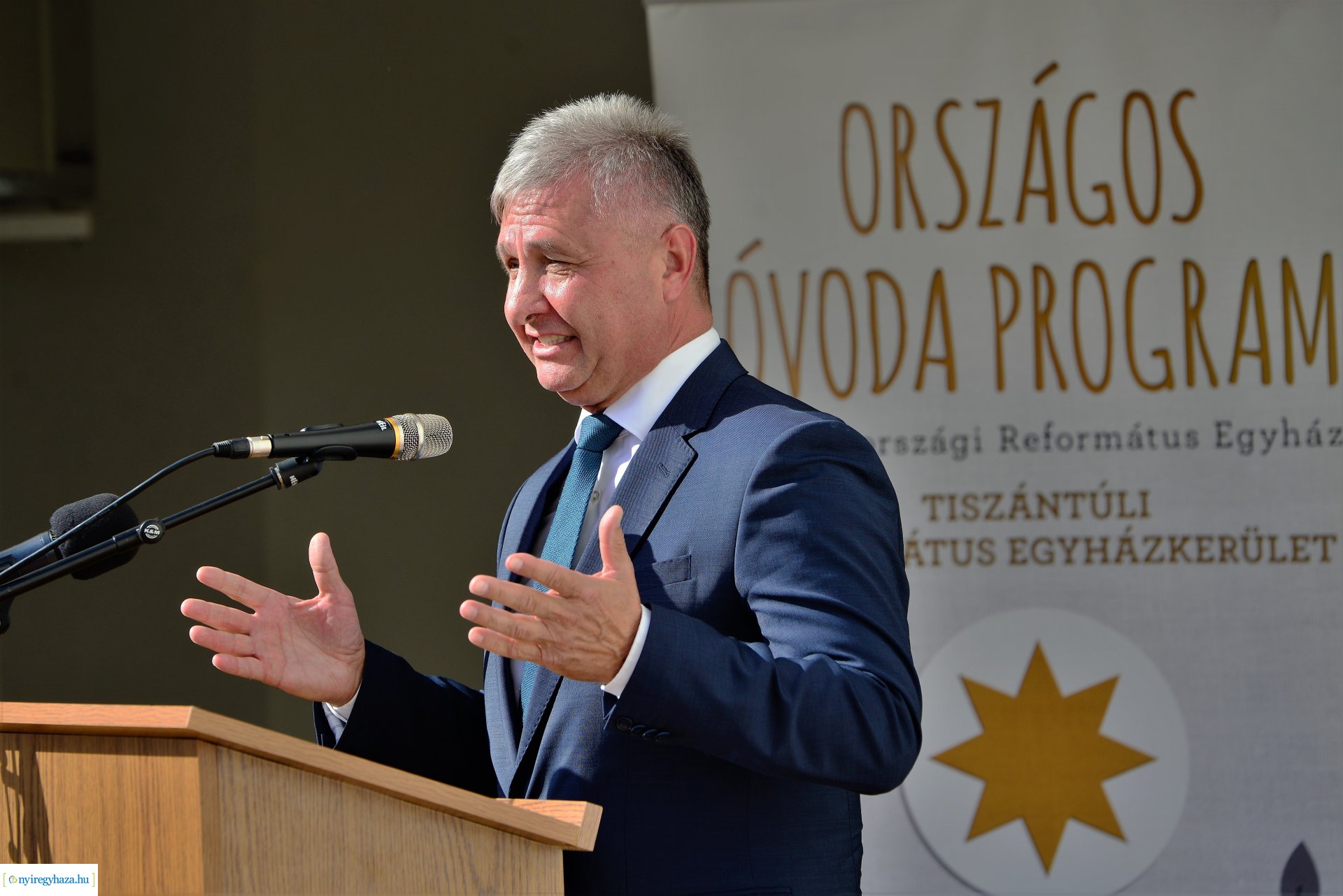 Református óvoda átadó ünnepsége a Kiss Ernő utcán