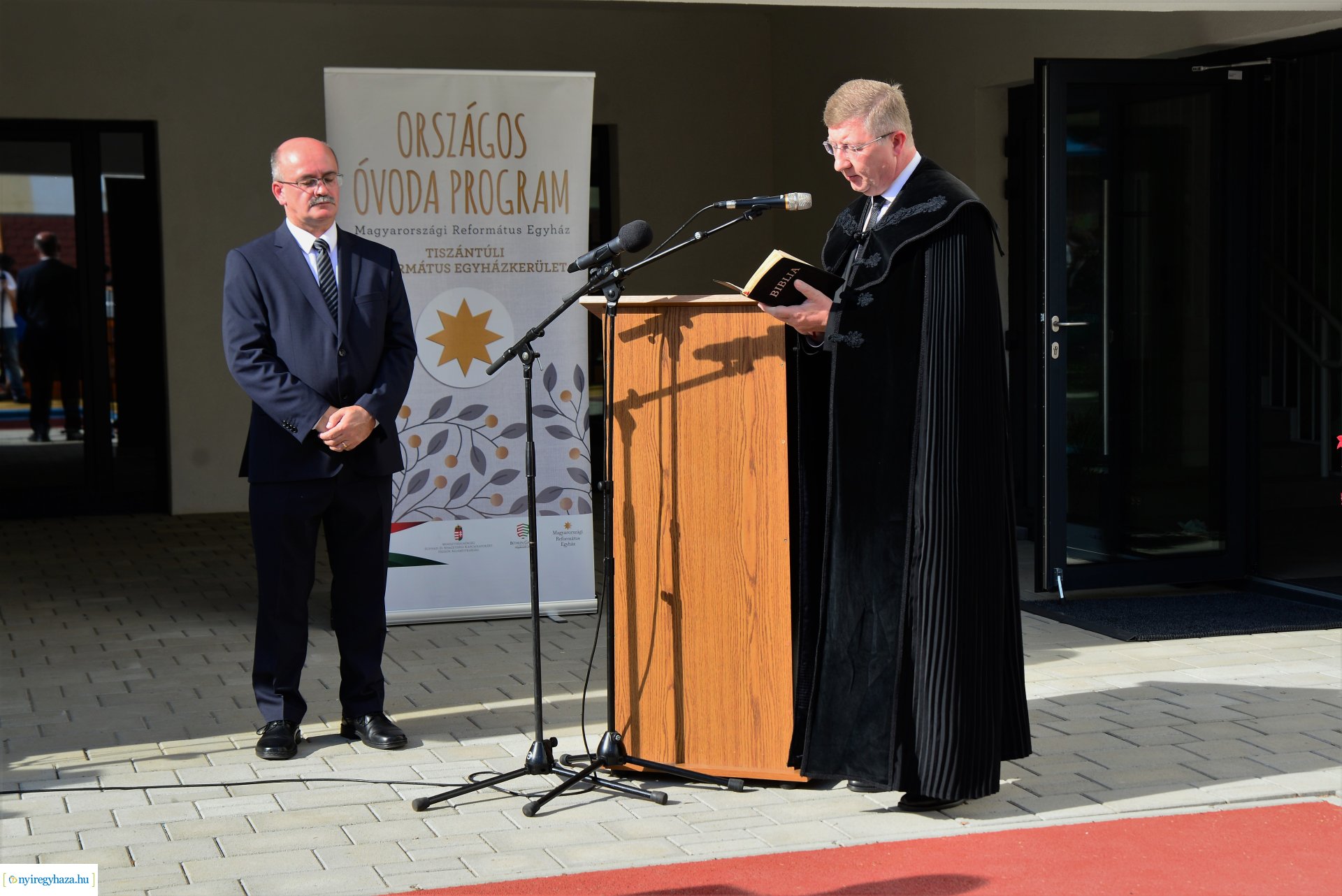 Református óvoda átadó ünnepsége a Kiss Ernő utcán