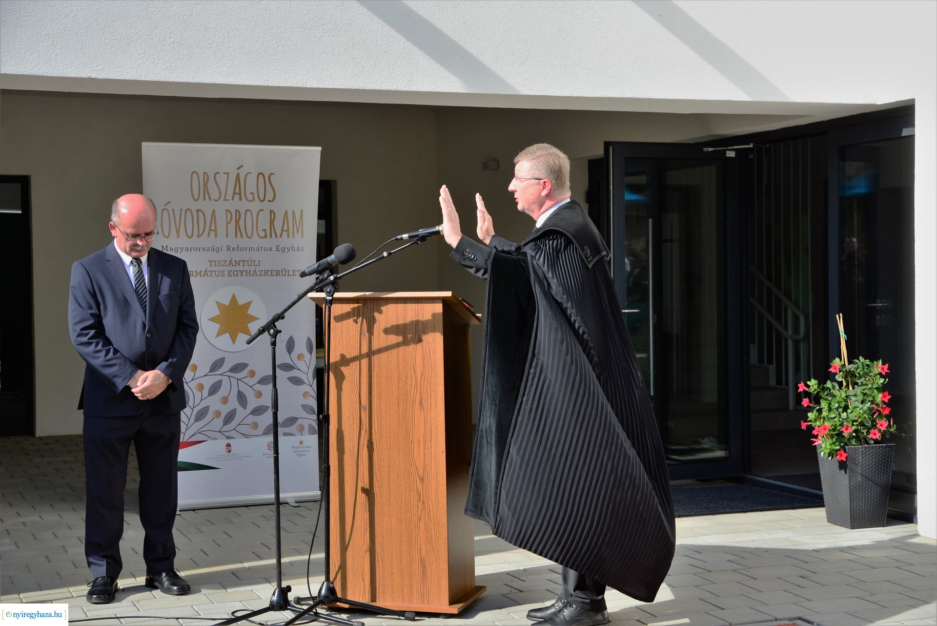 Református óvoda átadó ünnepsége a Kiss Ernő utcán