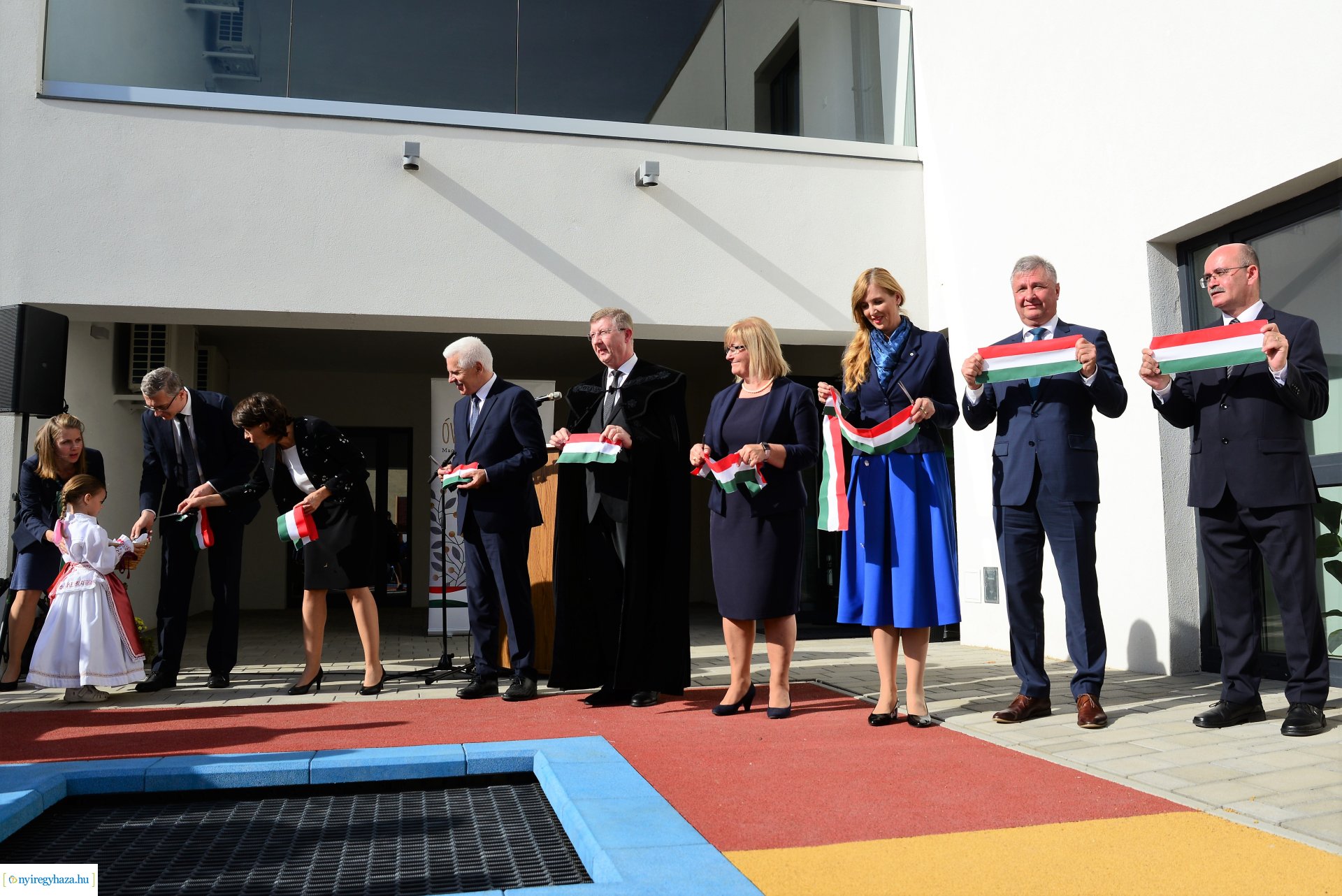 Református óvoda átadó ünnepsége a Kiss Ernő utcán