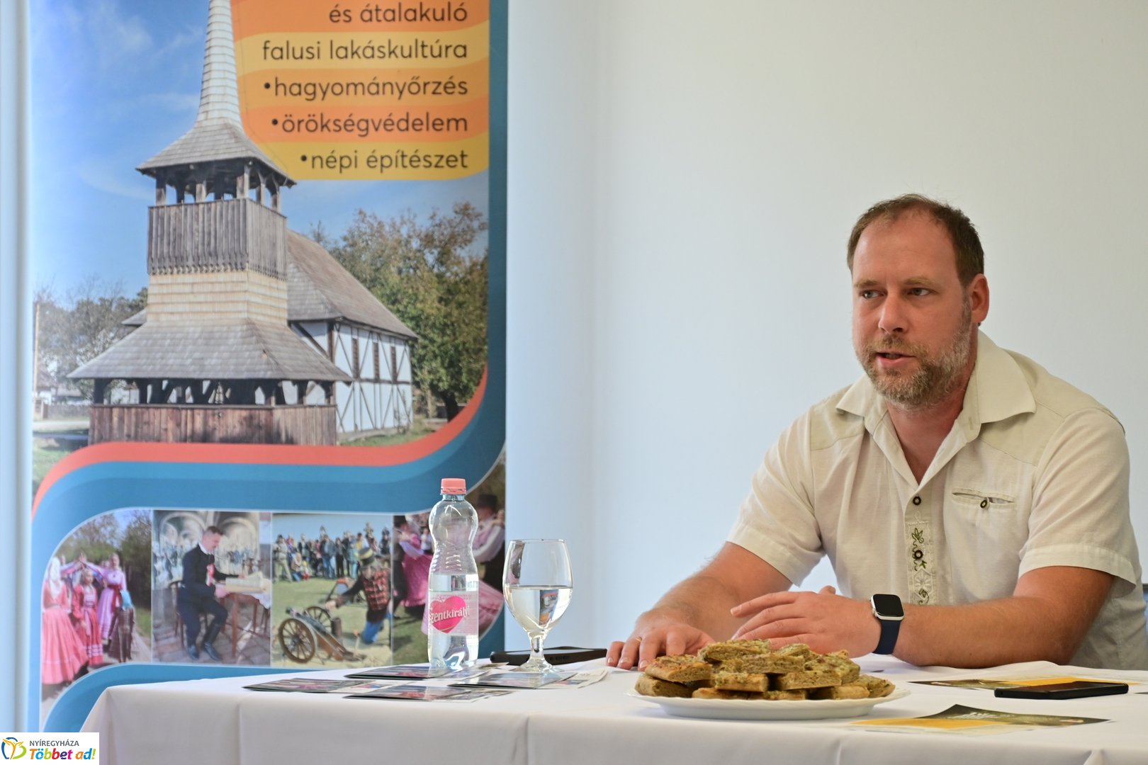 Régészeti gasztronómiai fesztivál 2025  sajtótájékoztatója