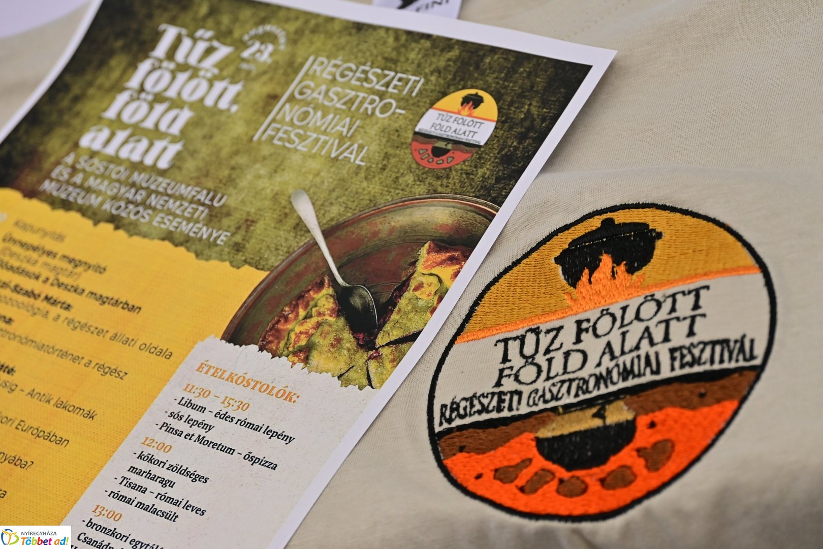 Régészeti gasztronómiai fesztivál 2025  sajtótájékoztatója