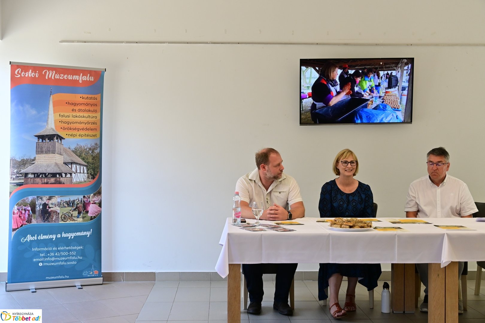 Régészeti gasztronómiai fesztivál 2025  sajtótájékoztatója