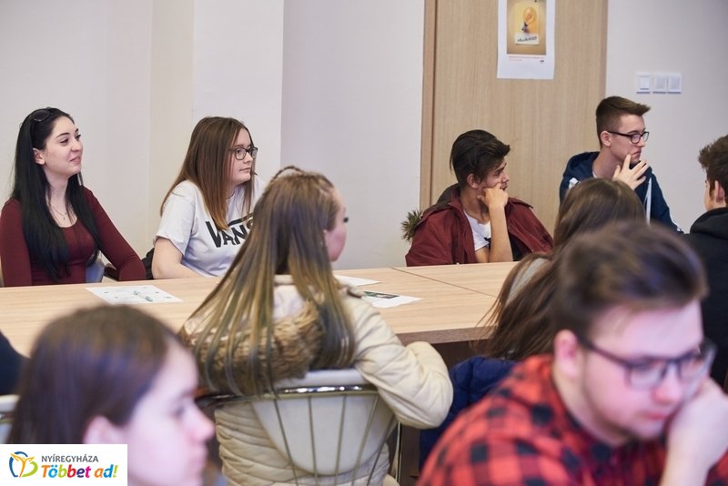 Rendhagyó tanóra a Nyíregyházi Szakképzési Centrumban