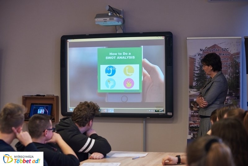 Rendhagyó tanóra a Nyíregyházi Szakképzési Centrumban