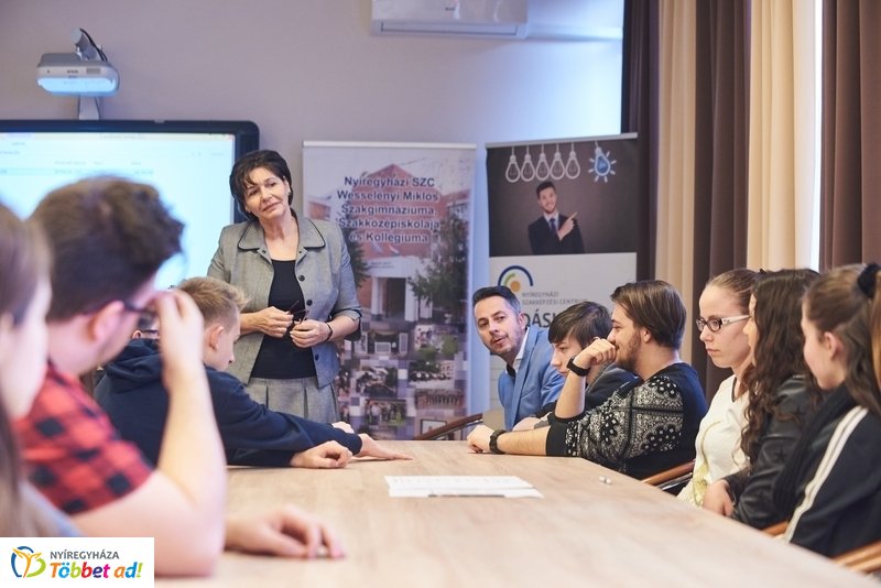 Rendhagyó tanóra a Nyíregyházi Szakképzési Centrumban
