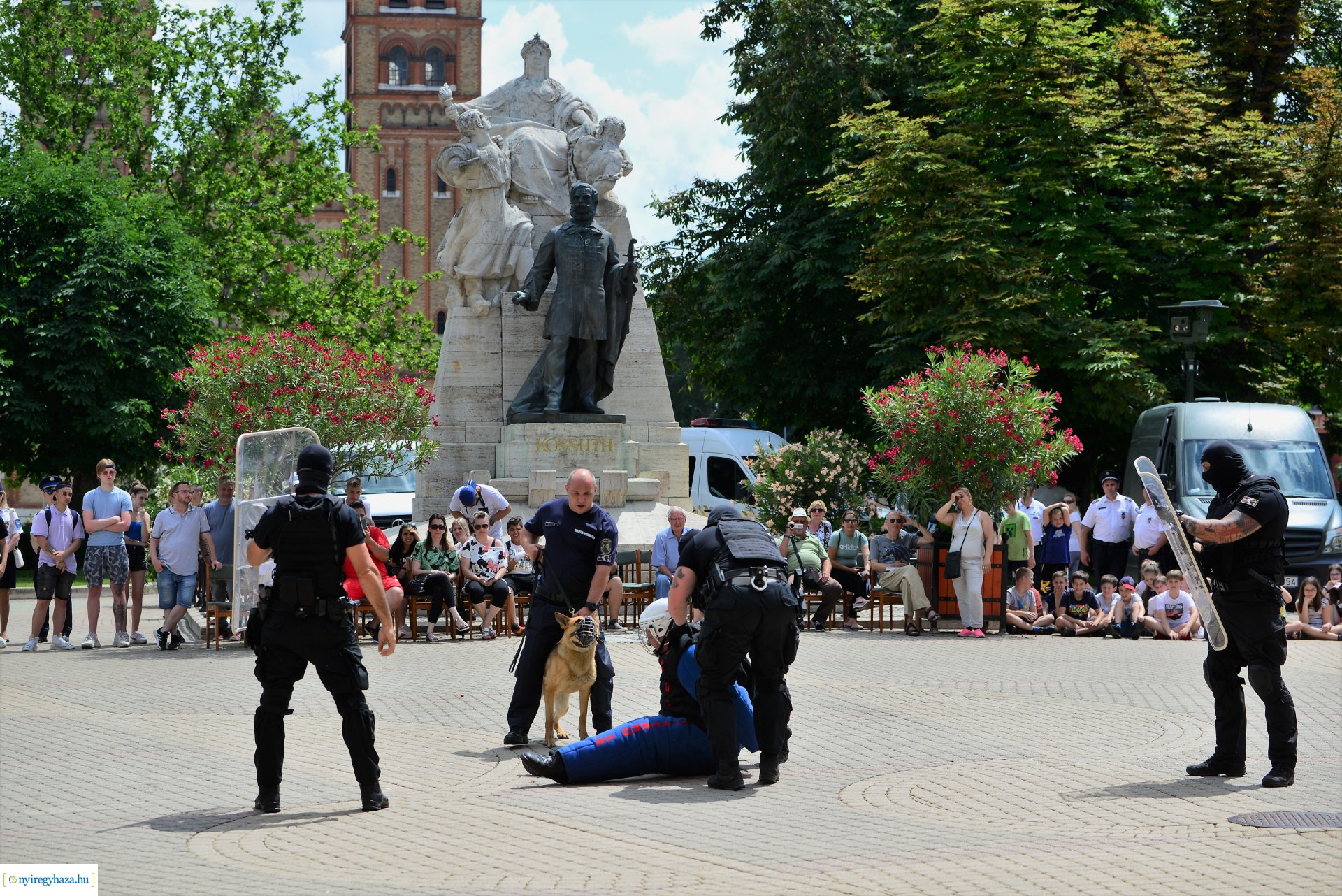 Rendvédelmi nap Nyíregyháza belvárosában