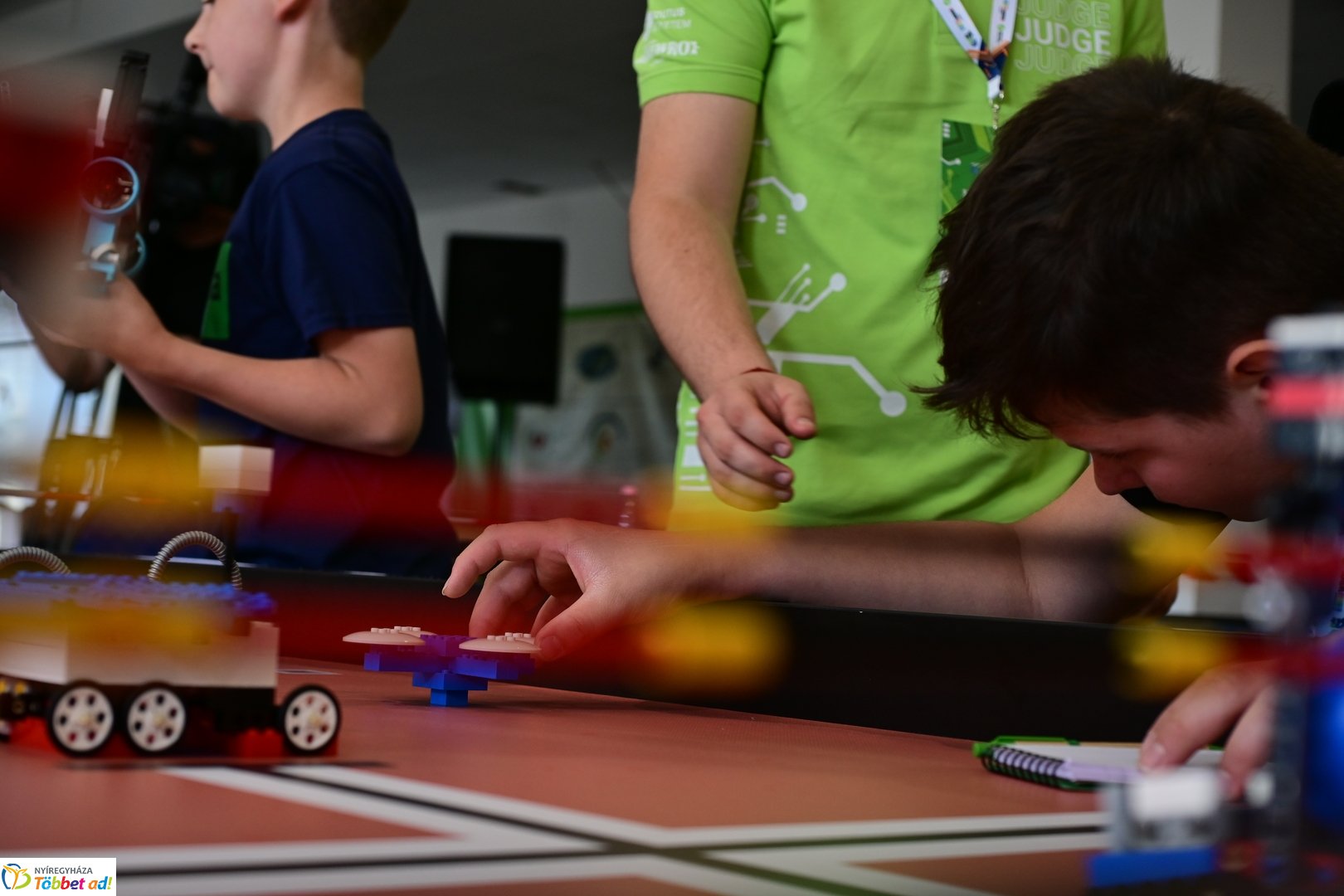 Robotika verseny az Inczédyben 2025 májusában