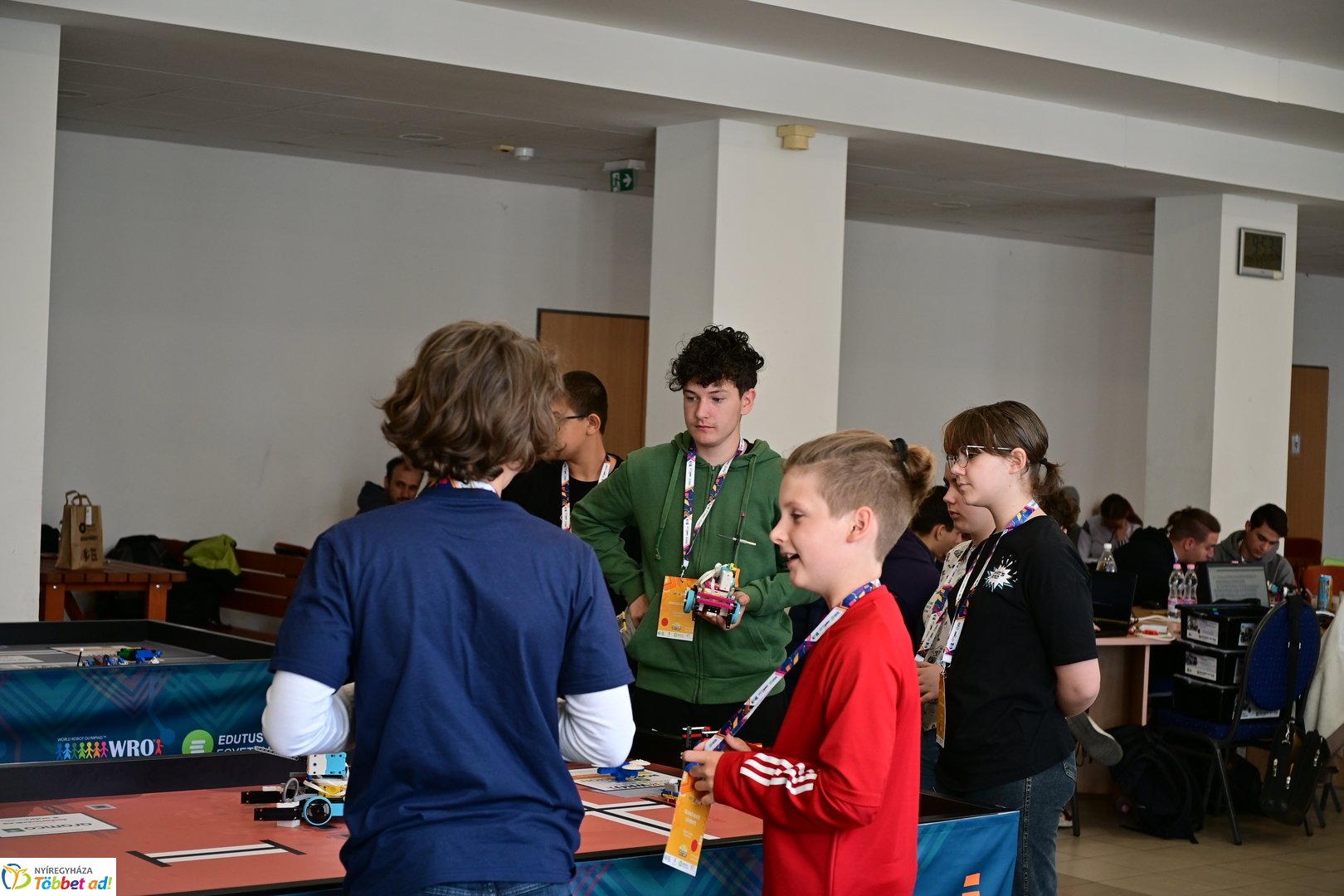 Robotika verseny az Inczédyben 2025 májusában